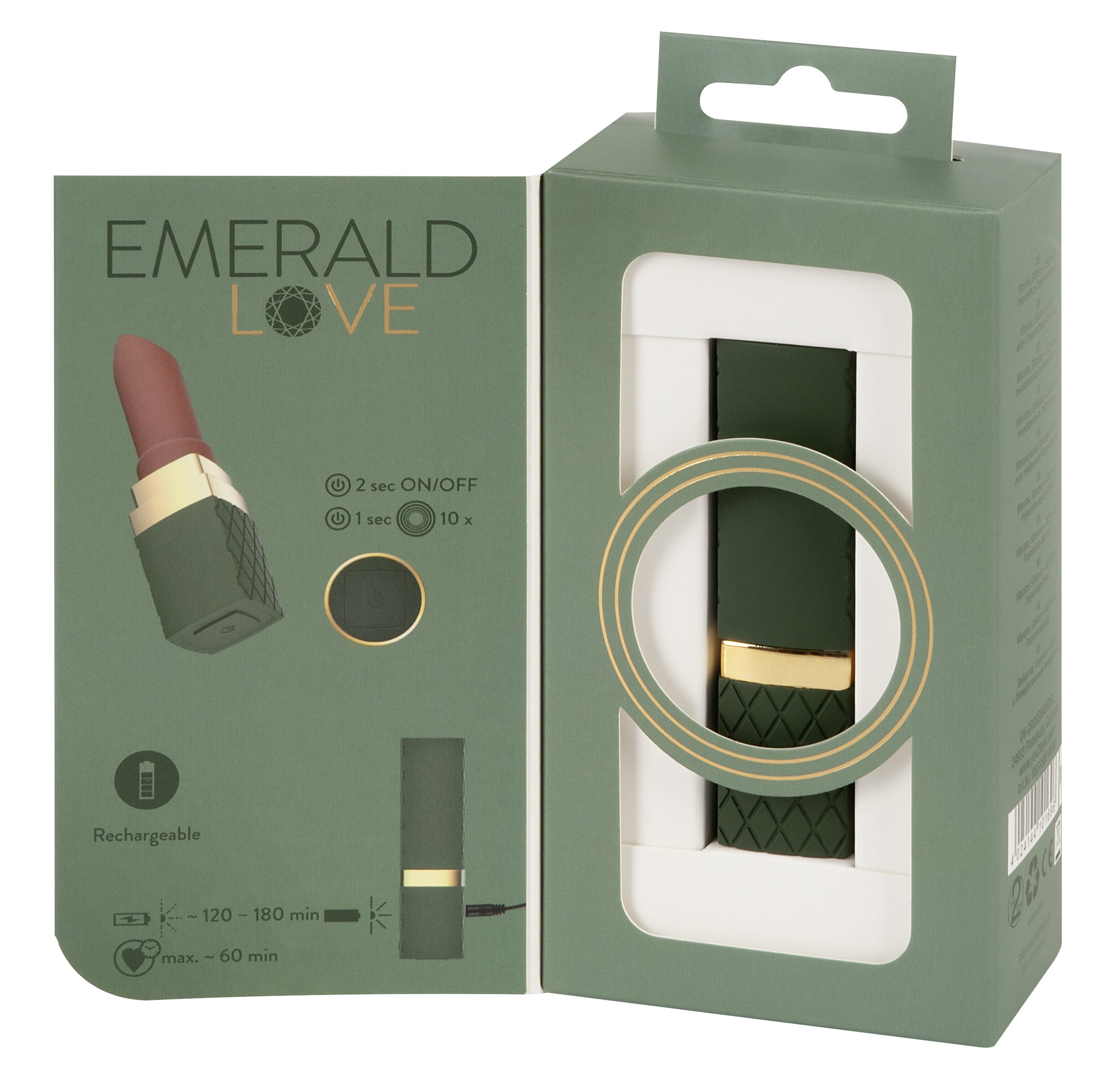 Emerald Love Vibrator »Vibrator Luxurious Lipstick Vibrator«