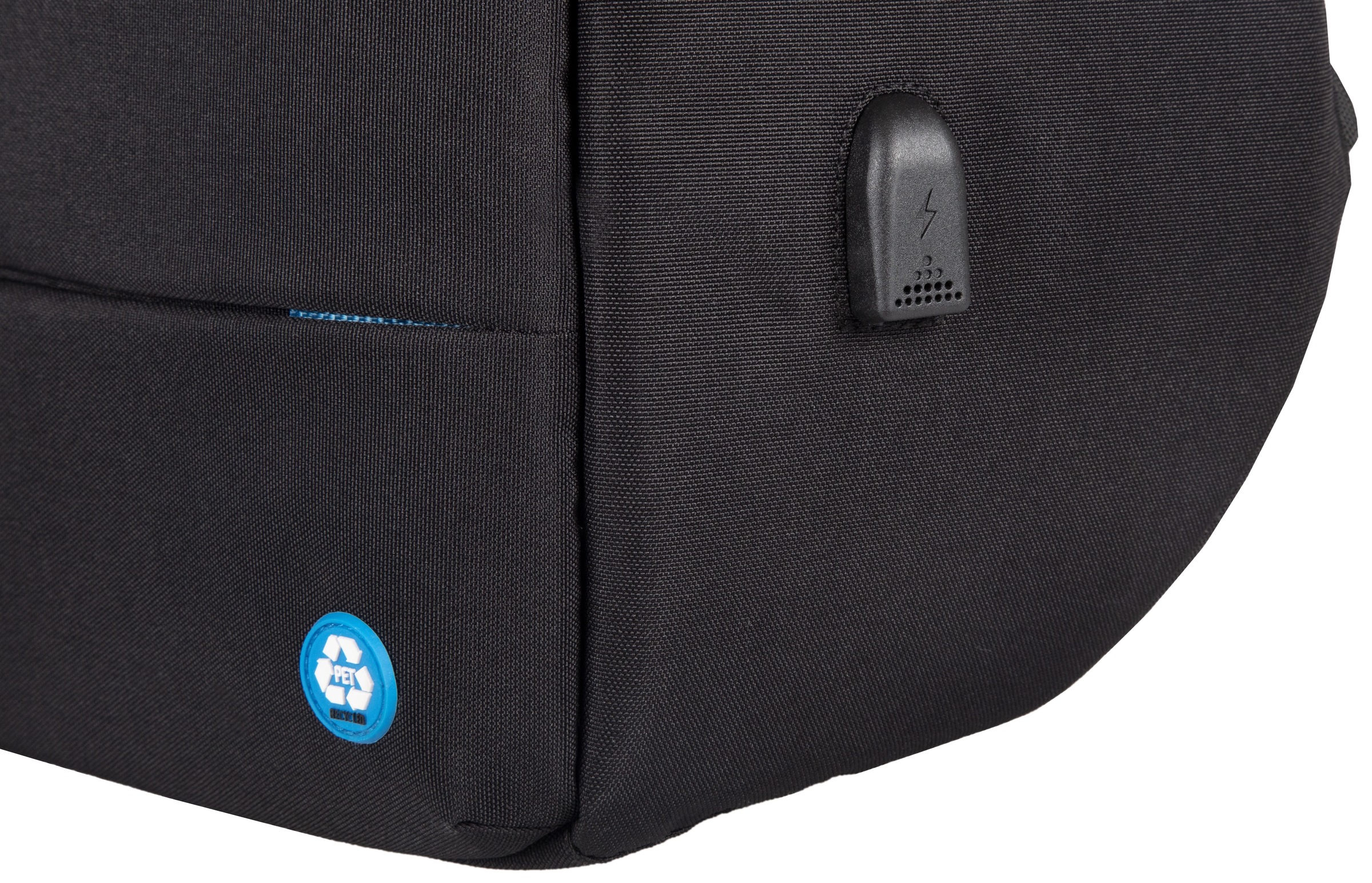 LIGHTPAK® Laptoprucksack »RPET«, aus recyceltem Material mit USB-Schleuse
