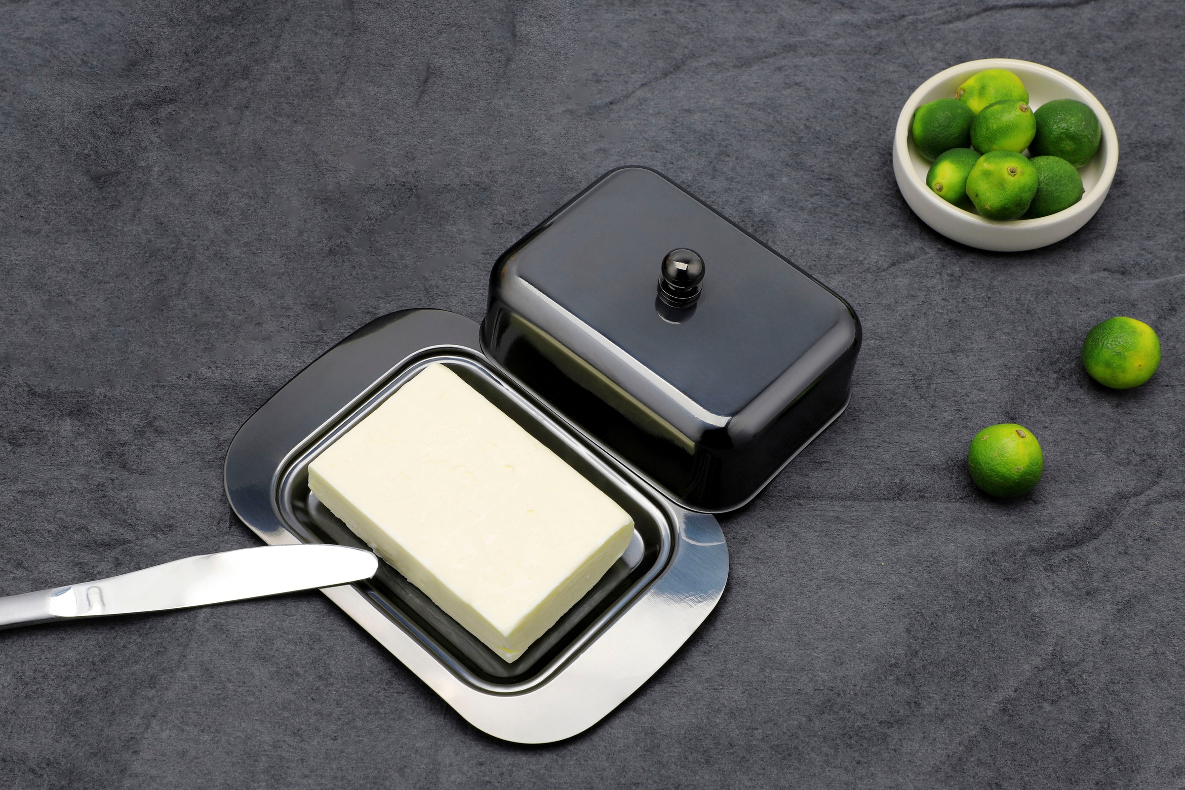 ECHTWERK Butterdose, (1 tlg.), Butterschale, Butterbox mit Deckel, 250 gr