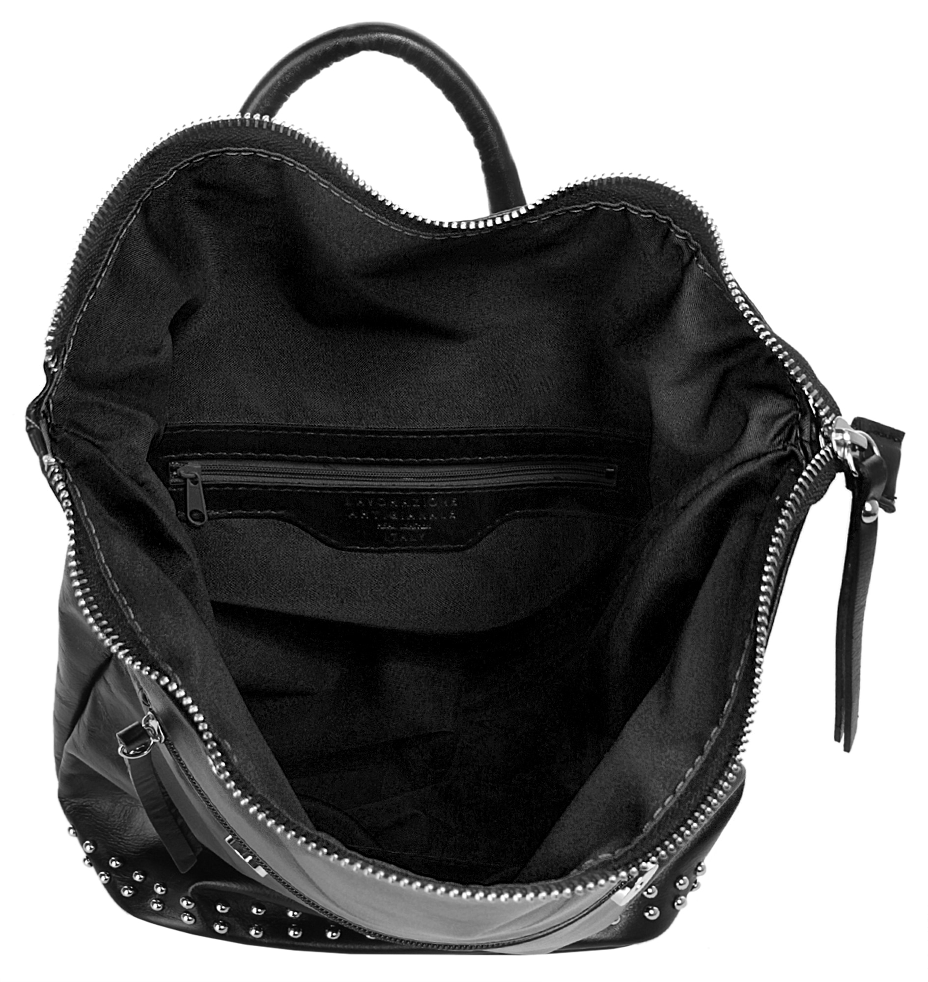 Samantha Look Cityrucksack, echt Leder, Made in Italy