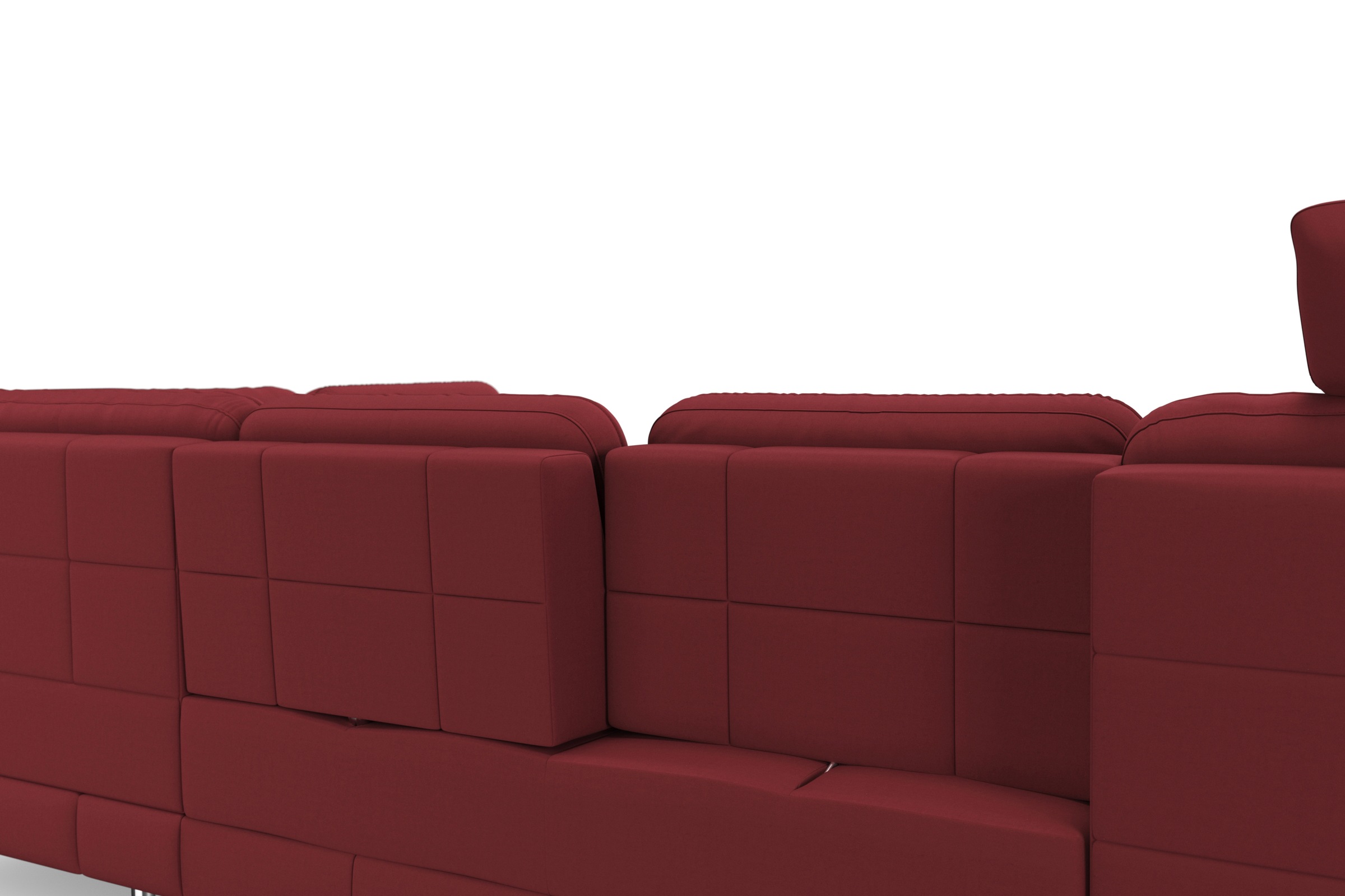 sit&more Wohnlandschaft »Bendigo U-Form«, inklusive Sitztiefenverstellung, Bodenfreiheit 12 cm, in 2 Fußfarben