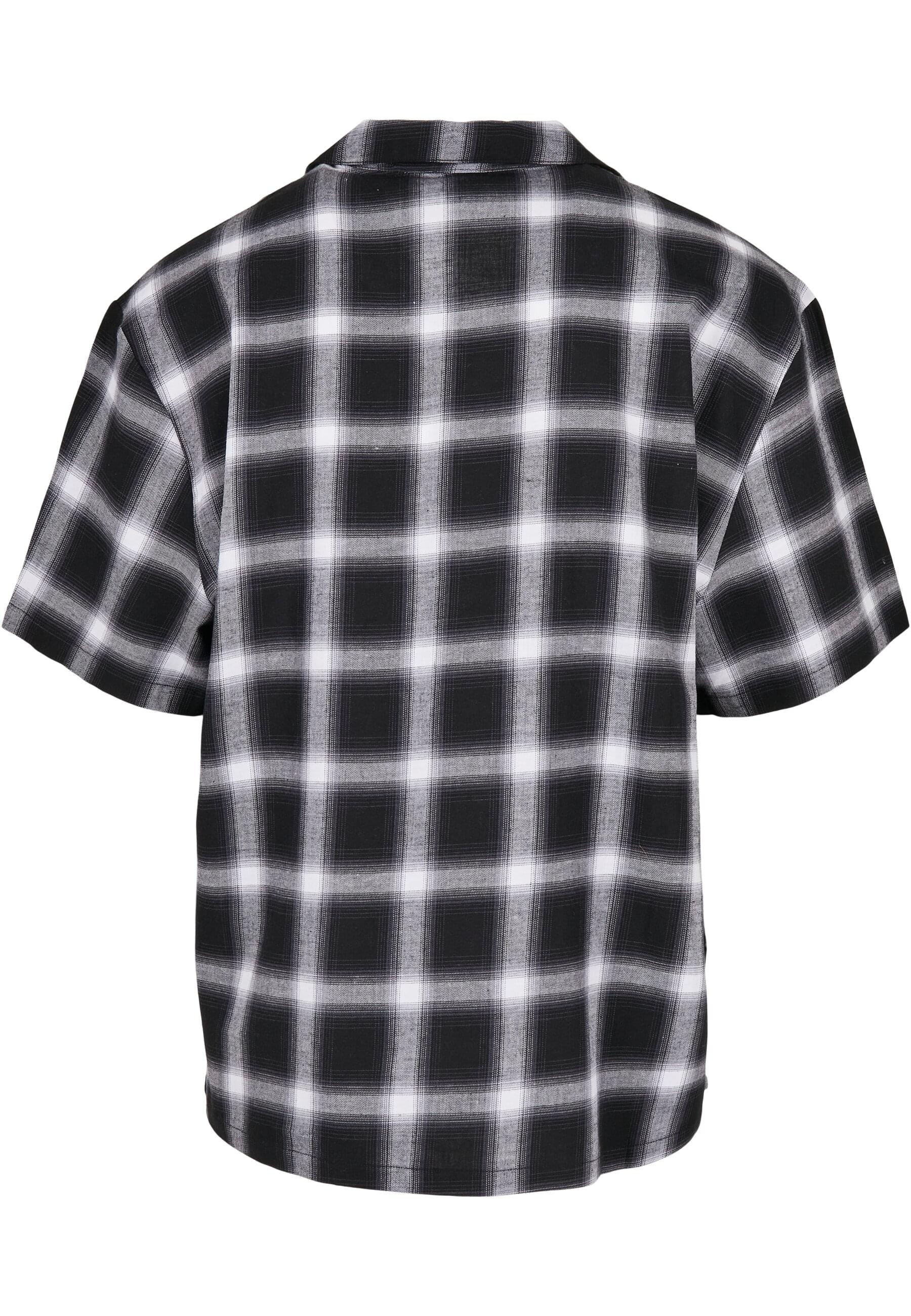 URBAN CLASSICS Langarmhemd »Urban Classics Herren Loose Checked Resort Shirt«, (1 tlg.)