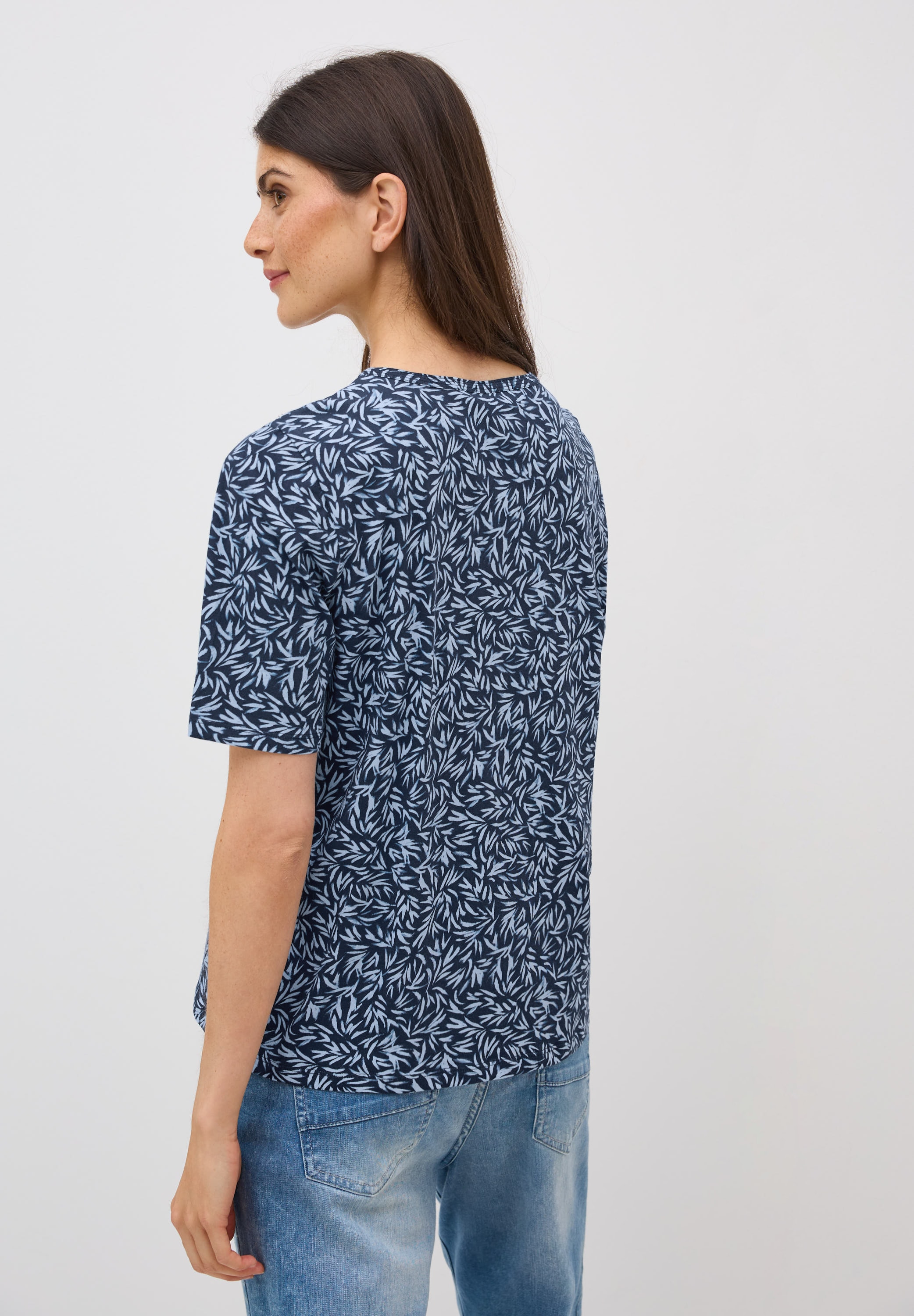 Cecil Print-Shirt, aus reiner Baumwolle