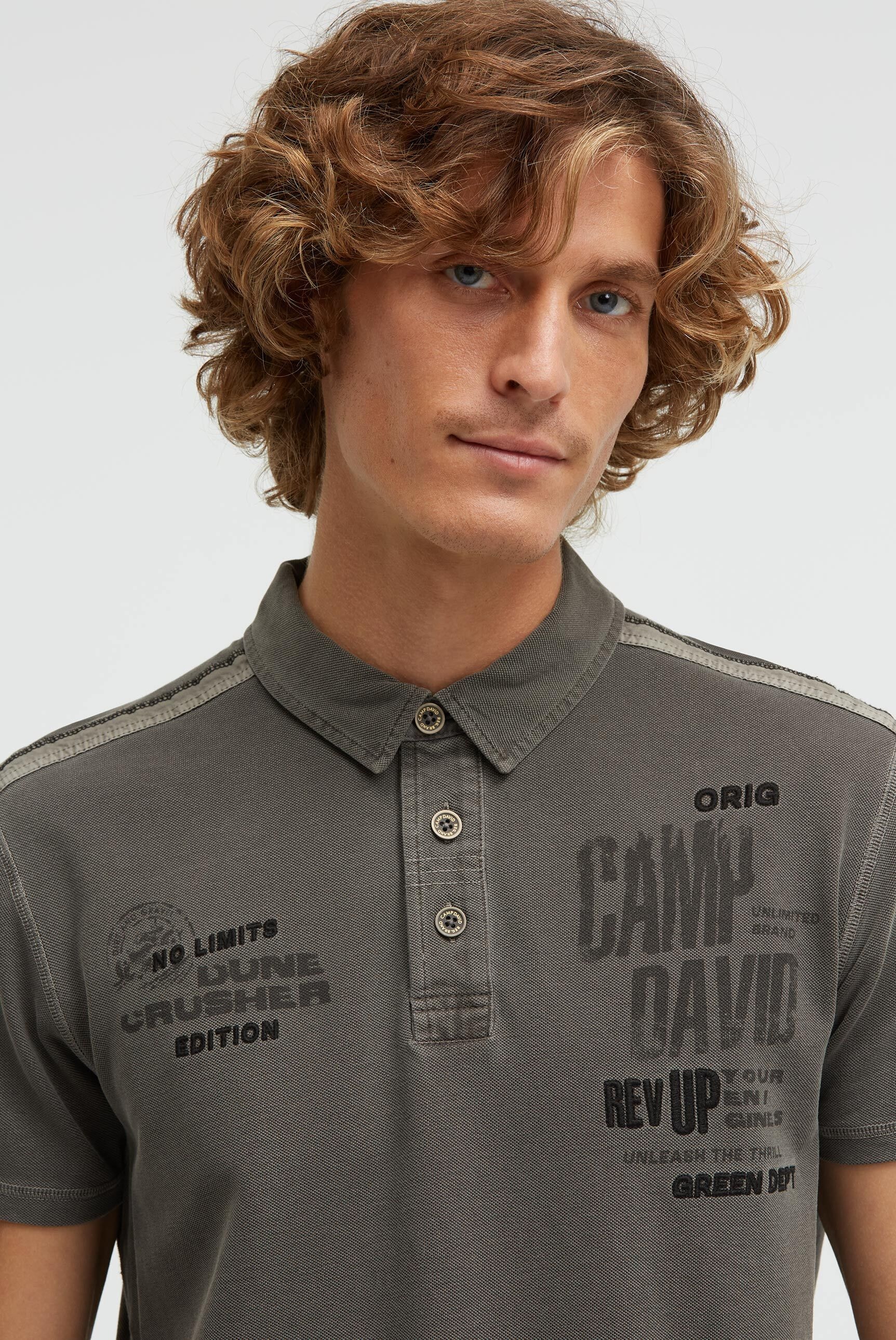 CAMP DAVID Poloshirt aus Baumwolle