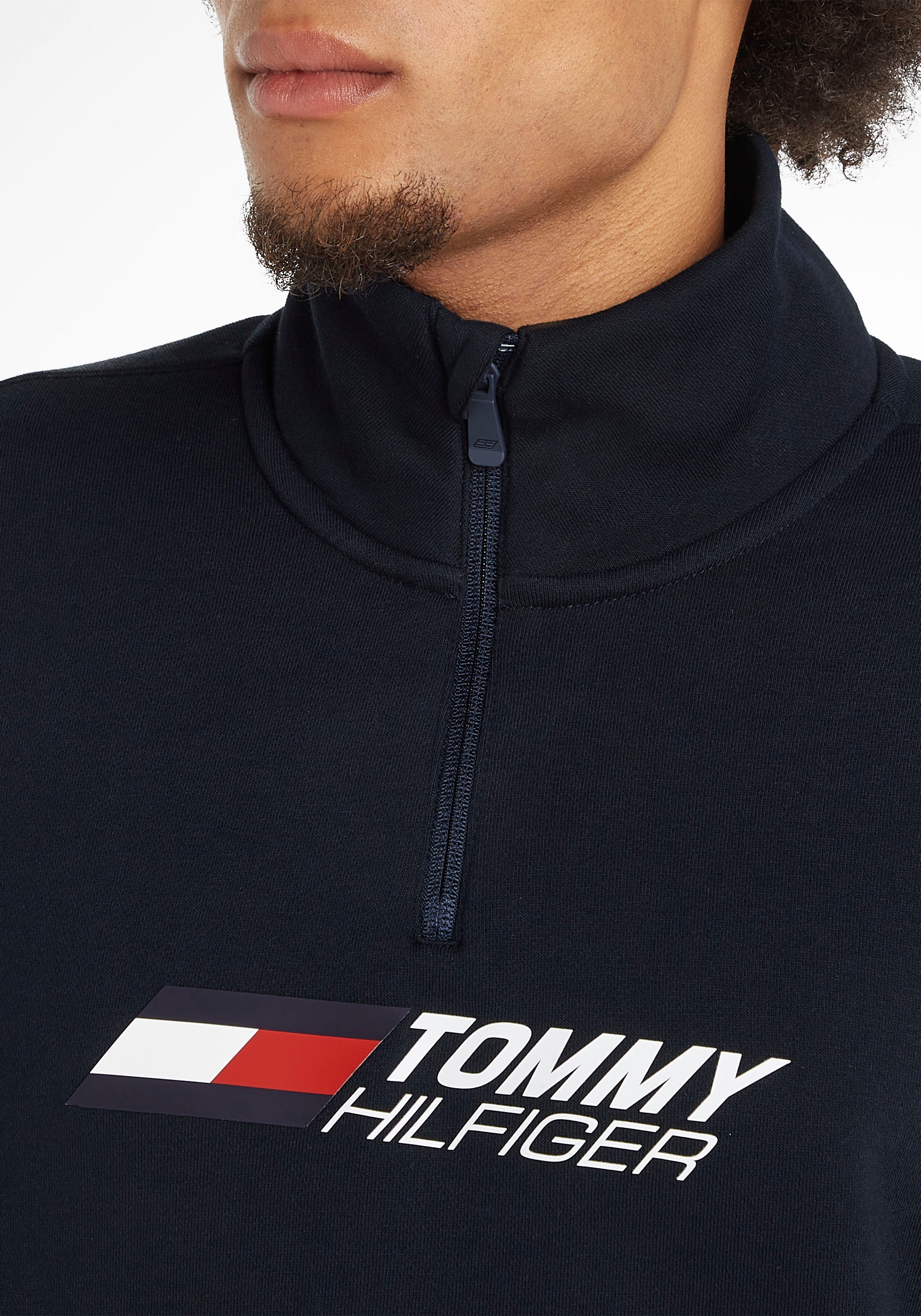 Tommy Hilfiger Sport Sweatshirt »ESSENTIALS 1/4 ZIP« ▷ bestellen | BAUR