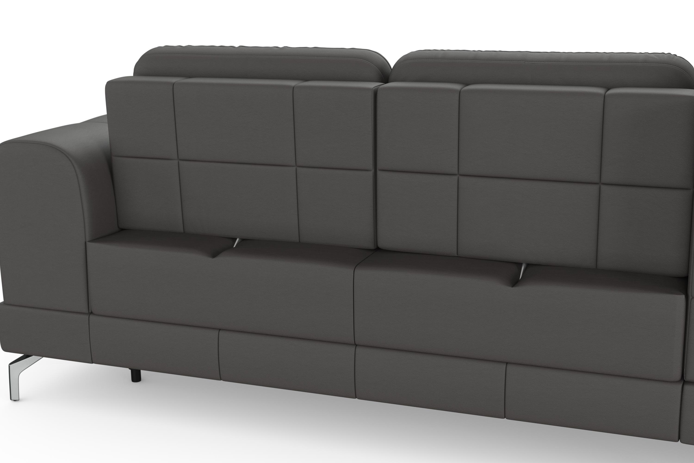 sit&more Ecksofa »Bendigo L-Form«, inklusive Sitztiefenverstellung, Bodenfreiheit 12 cm, in 2 Fußfarben