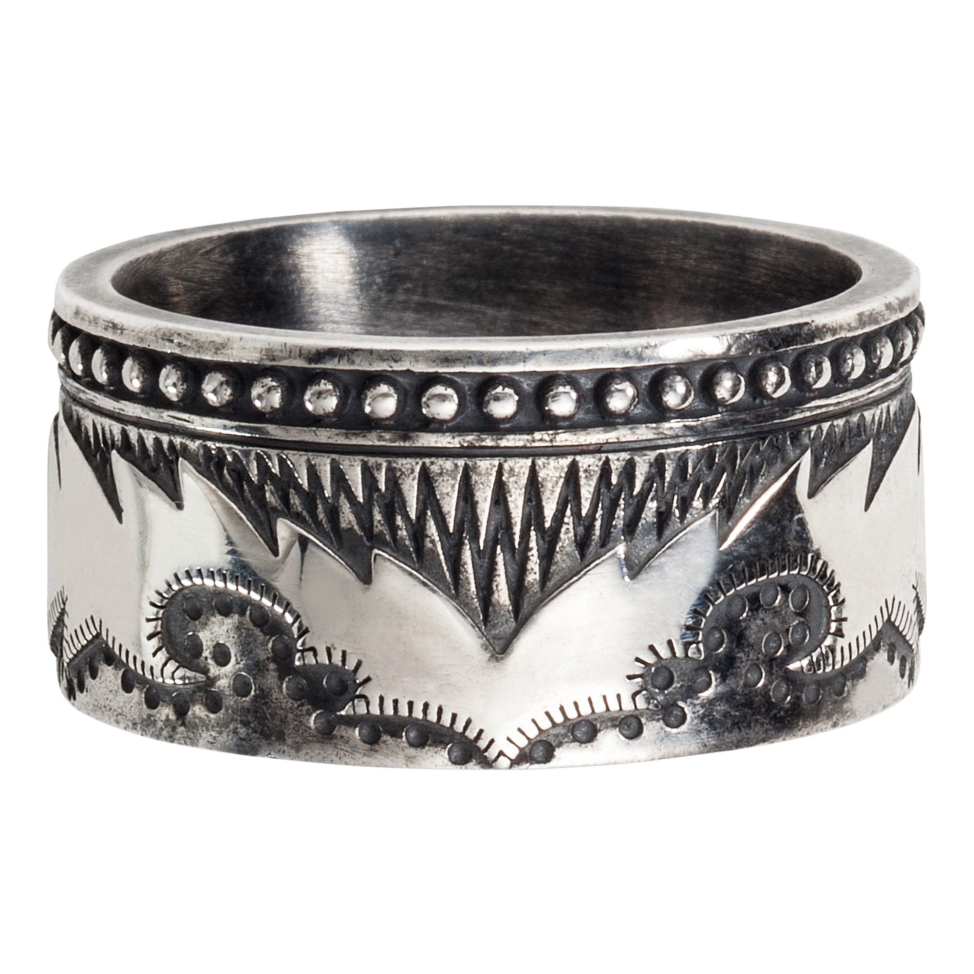 CAÏ Fingerring »925/- Sterling Silber matt-oxidiert« | BAUR