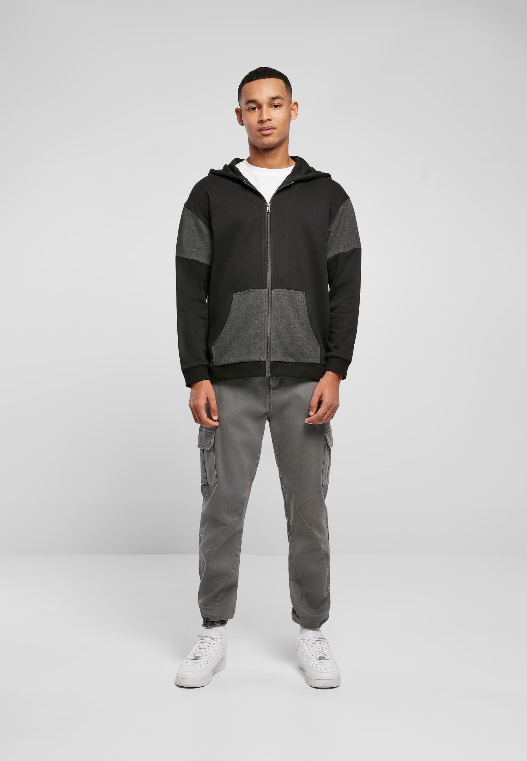 URBAN CLASSICS Sweatjacke »Urban Classics Herren Oversized Patch Zip Hoody«