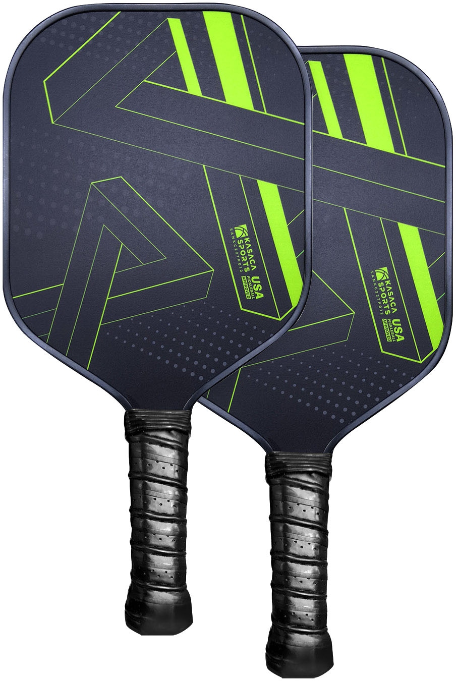 KASACA Pickleballschläger »Pickleball-Schläger 2er Set SPEED«, (Set, 7 tlg., mit 2 Pickleball-Schlägern, 4 Bällen & Tragetasche)