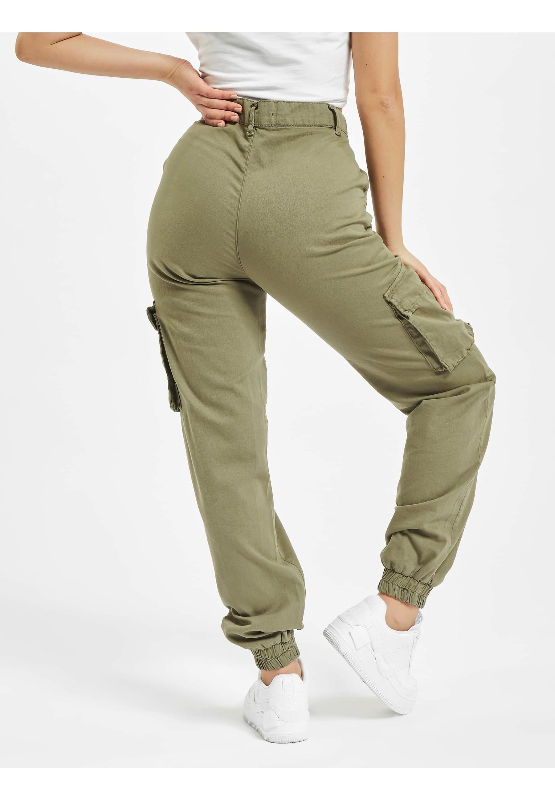 DEF Stoffhose »DEF Damen Aya Cargopants«, (1 tlg.)