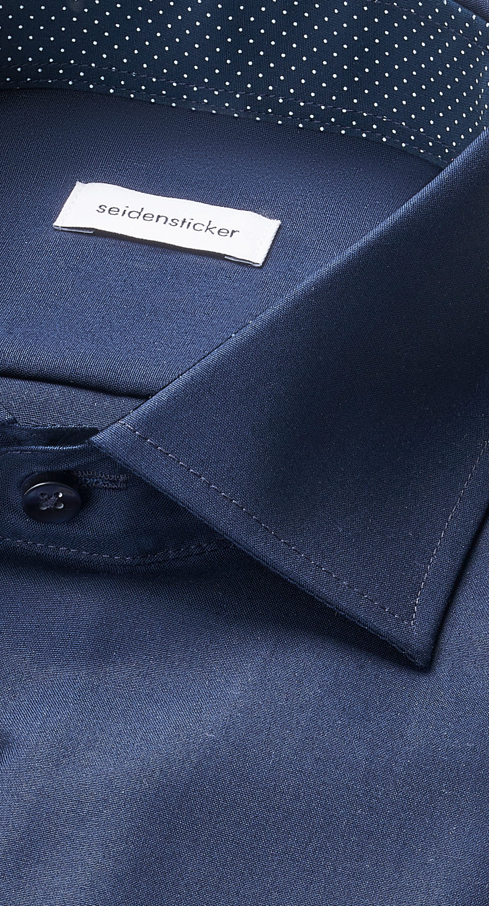 seidensticker Businesshemd »Schwarze Rose« Regular 1/1 Kentkragen Uni