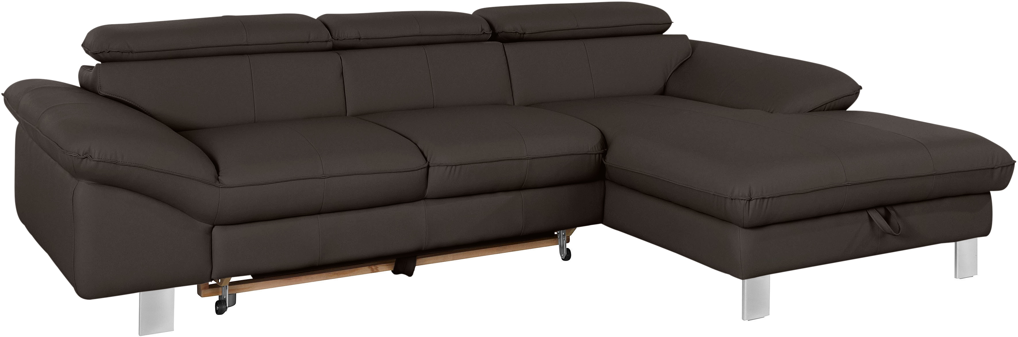 Thumbnail - COTTA Ecksofa "Driver L-Form" mit Kopfteilverstellung, wahlweise mit Bettfunktion & Bettkasten