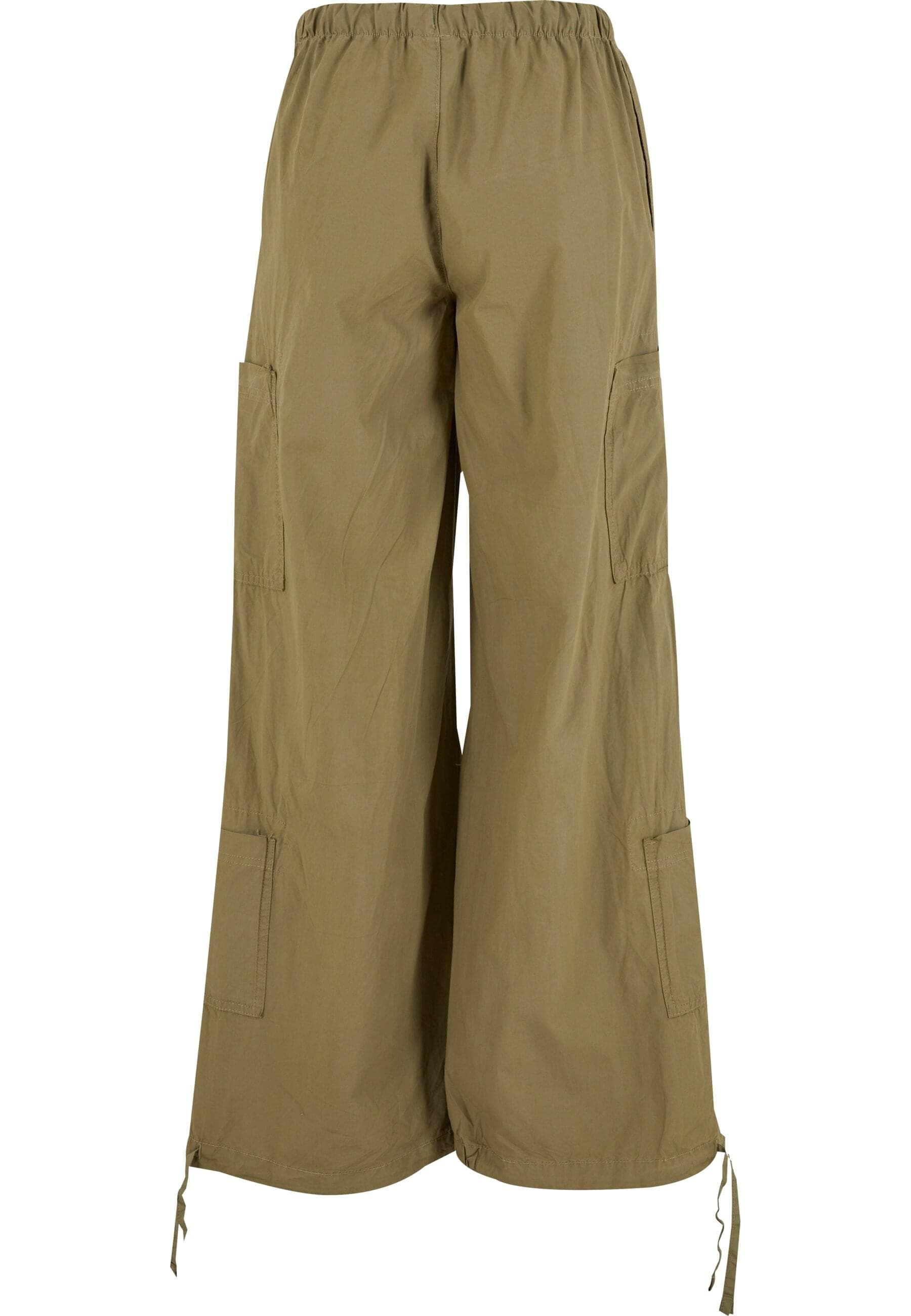 URBAN CLASSICS Cargohose »Urban Classics Ladies Cotton Cargo Parashute Pants«, (1 tlg.)