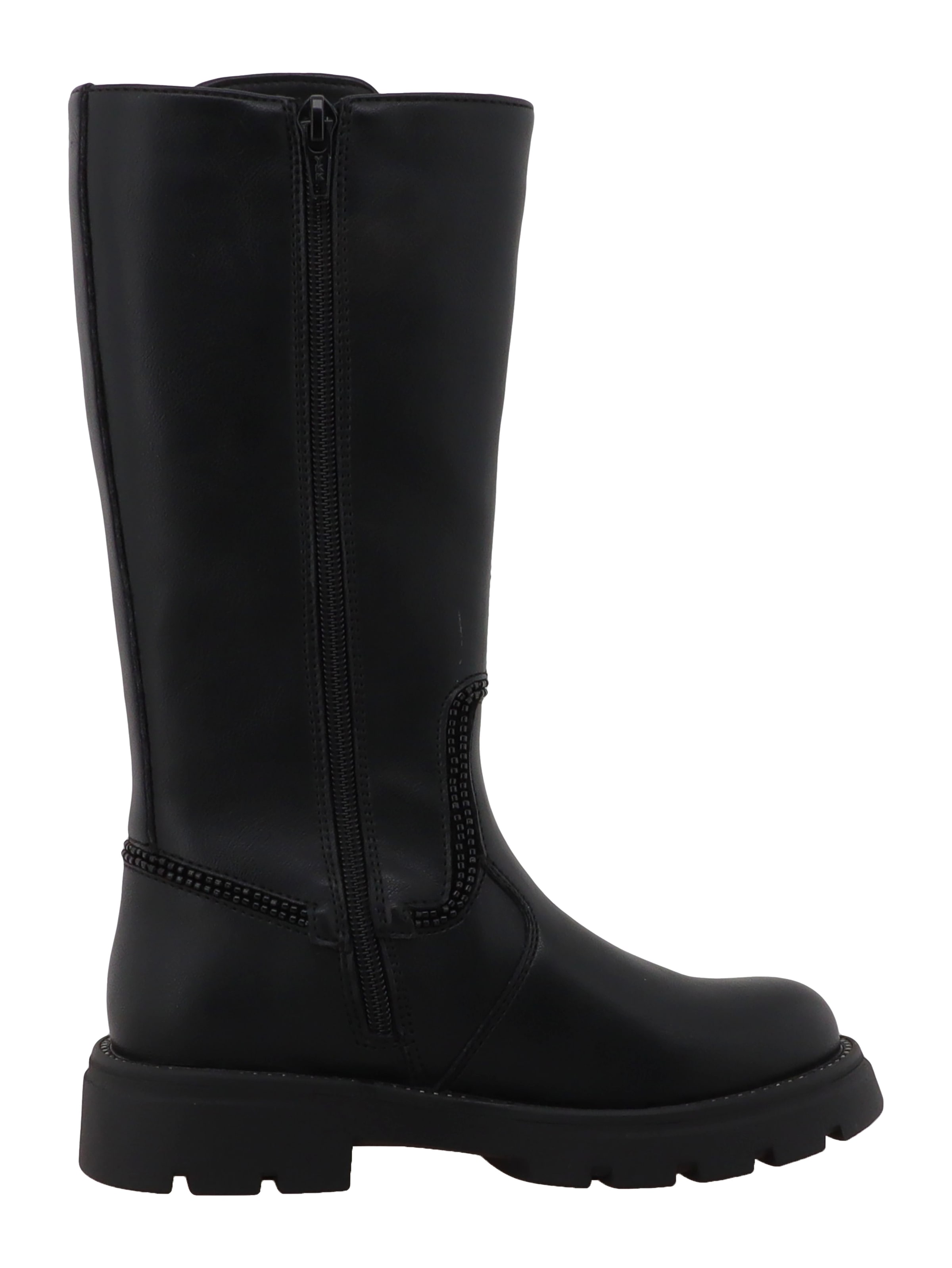 TOM TAILOR Stiefel  Langschaftstiefel mit Schmucksteinen an der Sohle verziert