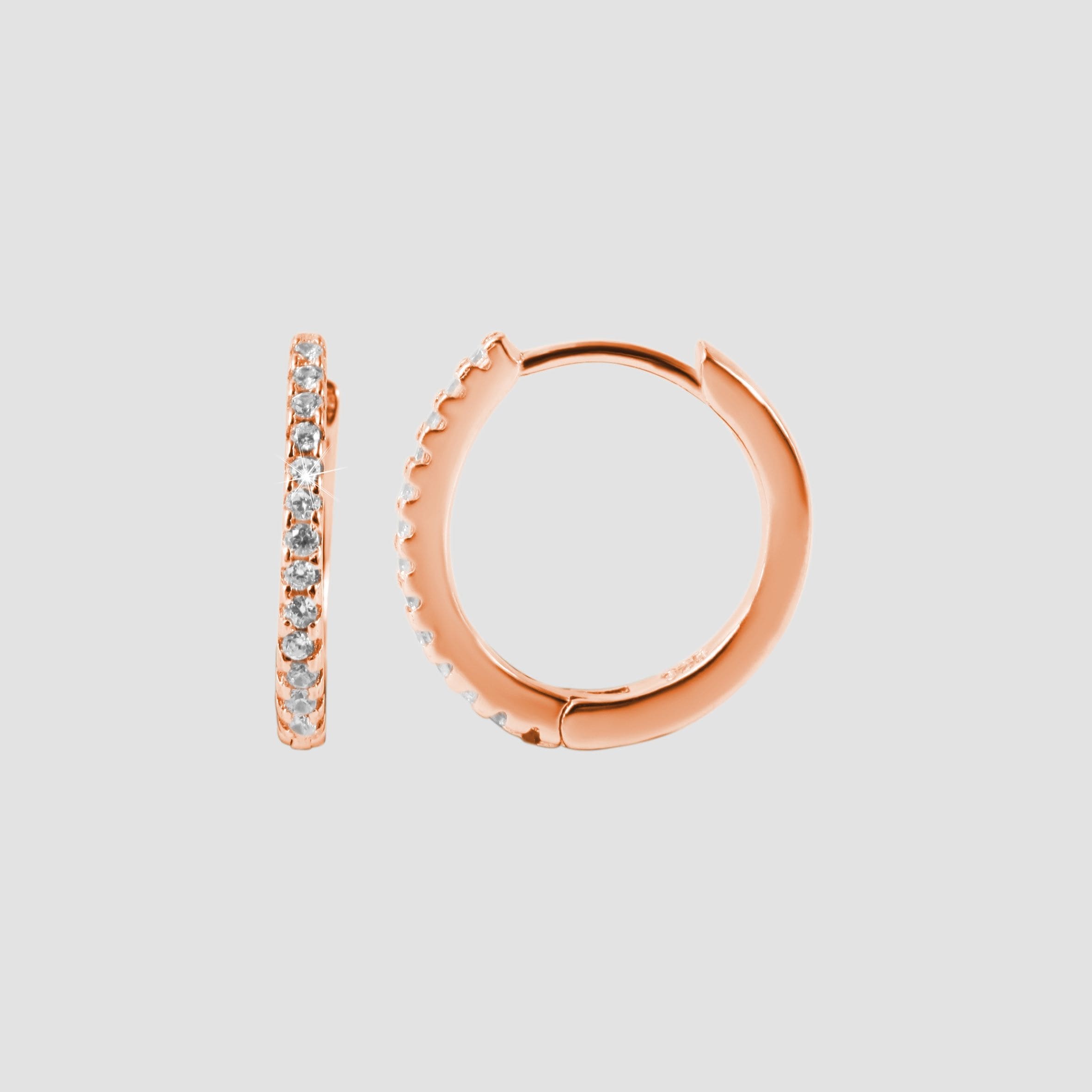 Adelia´s Klappcreolen "Damen Ohrringe – Klappcreole aus 925 Silber mit Zirk günstig online kaufen