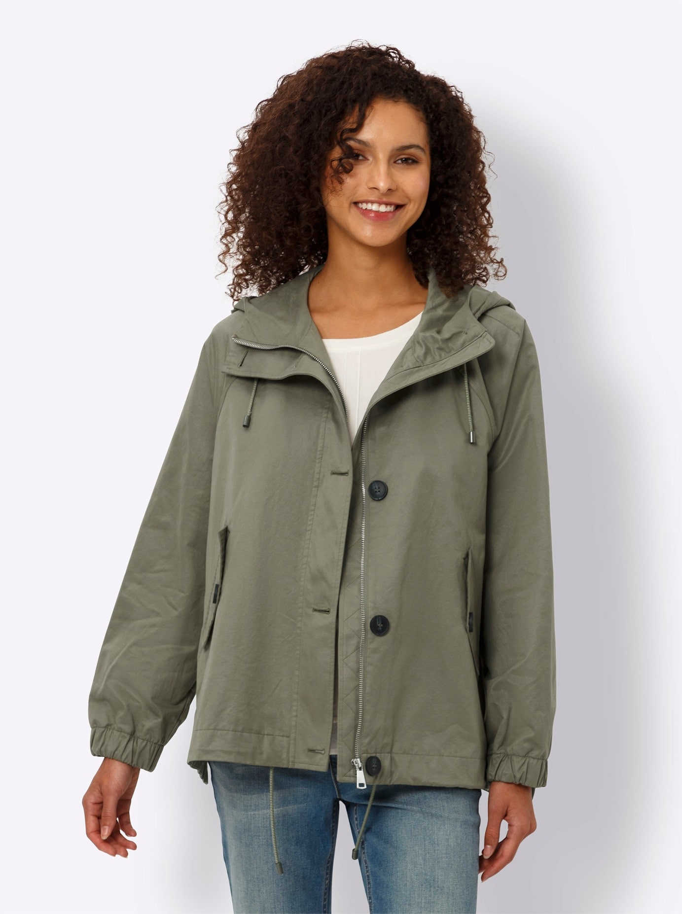 heine Outdoorjacke, mit Kapuze