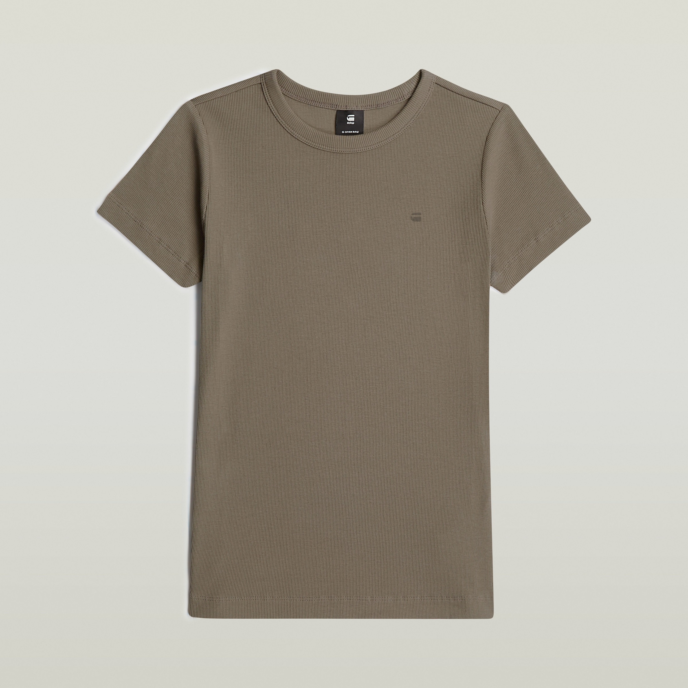 G-STAR T-Shirt »Slim Rib Wmn« in Rundhalsform