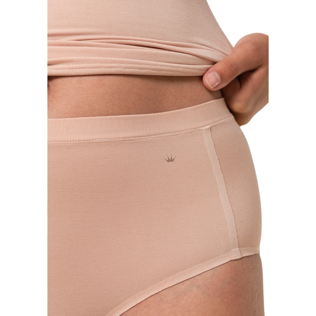 Triumph Maxislip »Smart Natural Maxi EX 2P«, (2 St.), Panty schlicht und weich, Slip