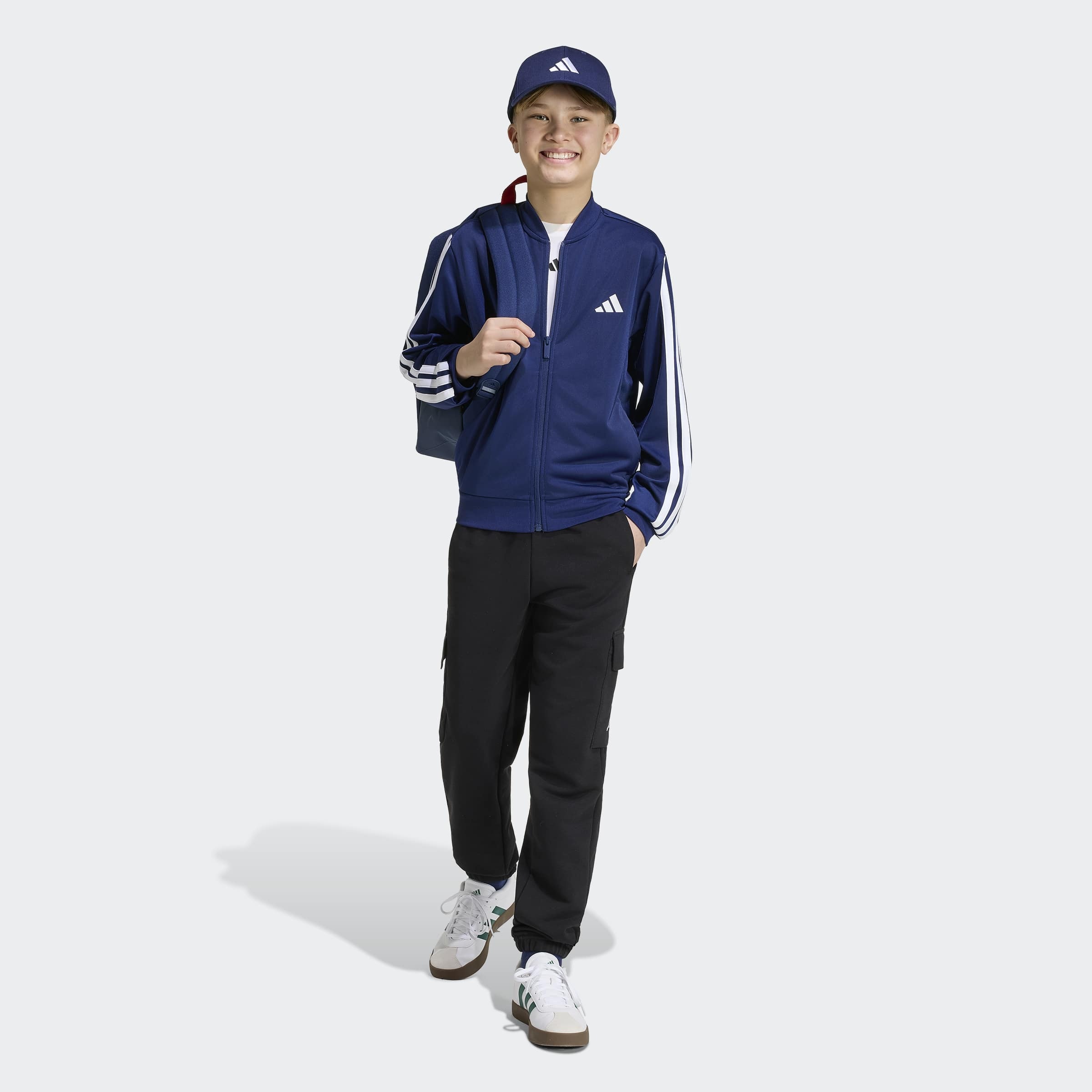 adidas Sportswear Outdoorjacke »J 3S FZ TR TT« für Kinder, mit Reißverschluss