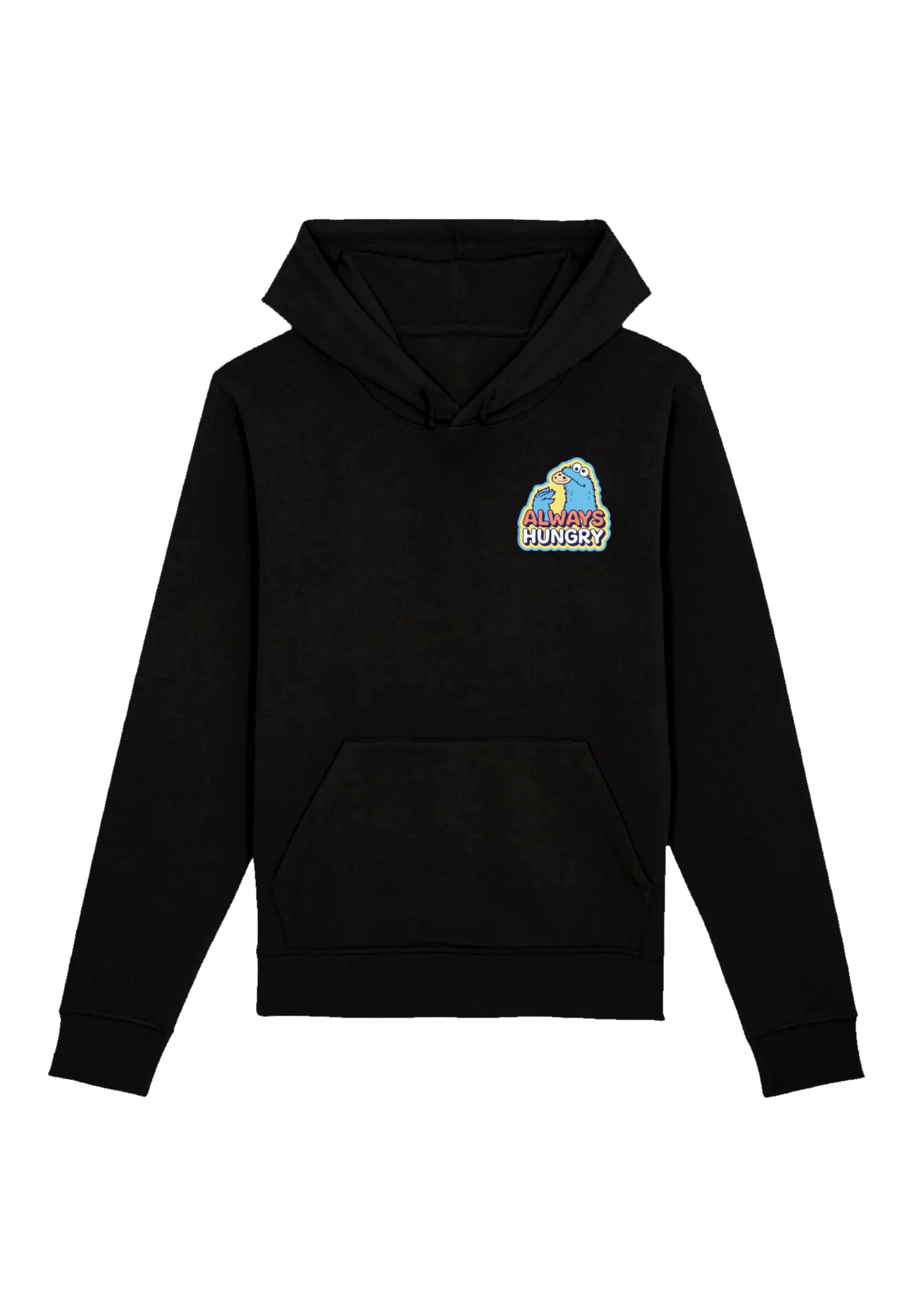 F4NT4STIC Kapuzenpullover »Sesamstraße Cookie Monster Always Hungry«, Premium Qualität