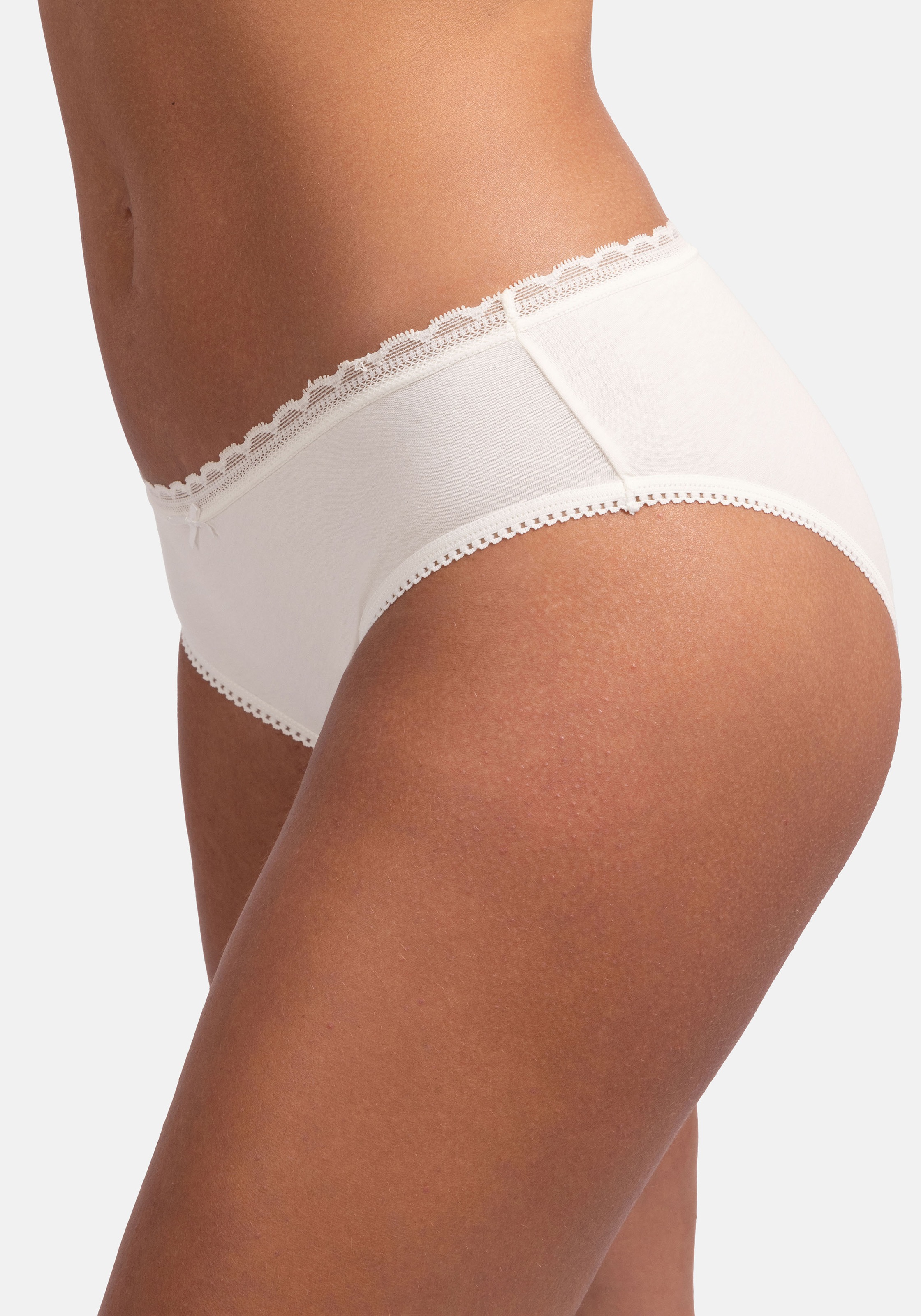 Thumbnail - Dorina Hipster "Naomi" 5er Pack, 5 Stk. mit zarter Spitzenverzierung