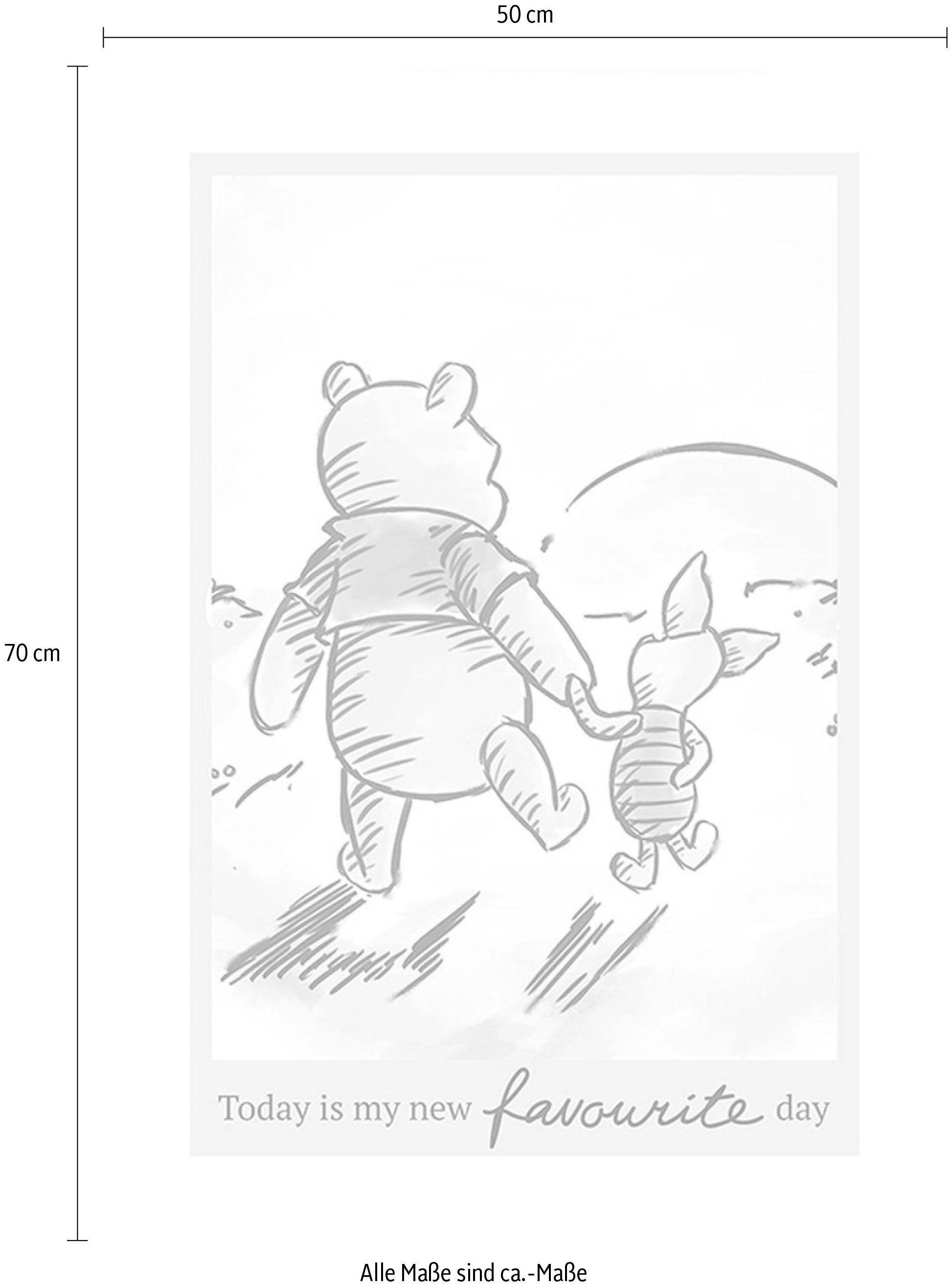 Komar Poster »Winnie Wohnzimmer Kinderzimmer, Pooh Today«, St.), Schlafzimmer, | (1 BAUR Disney