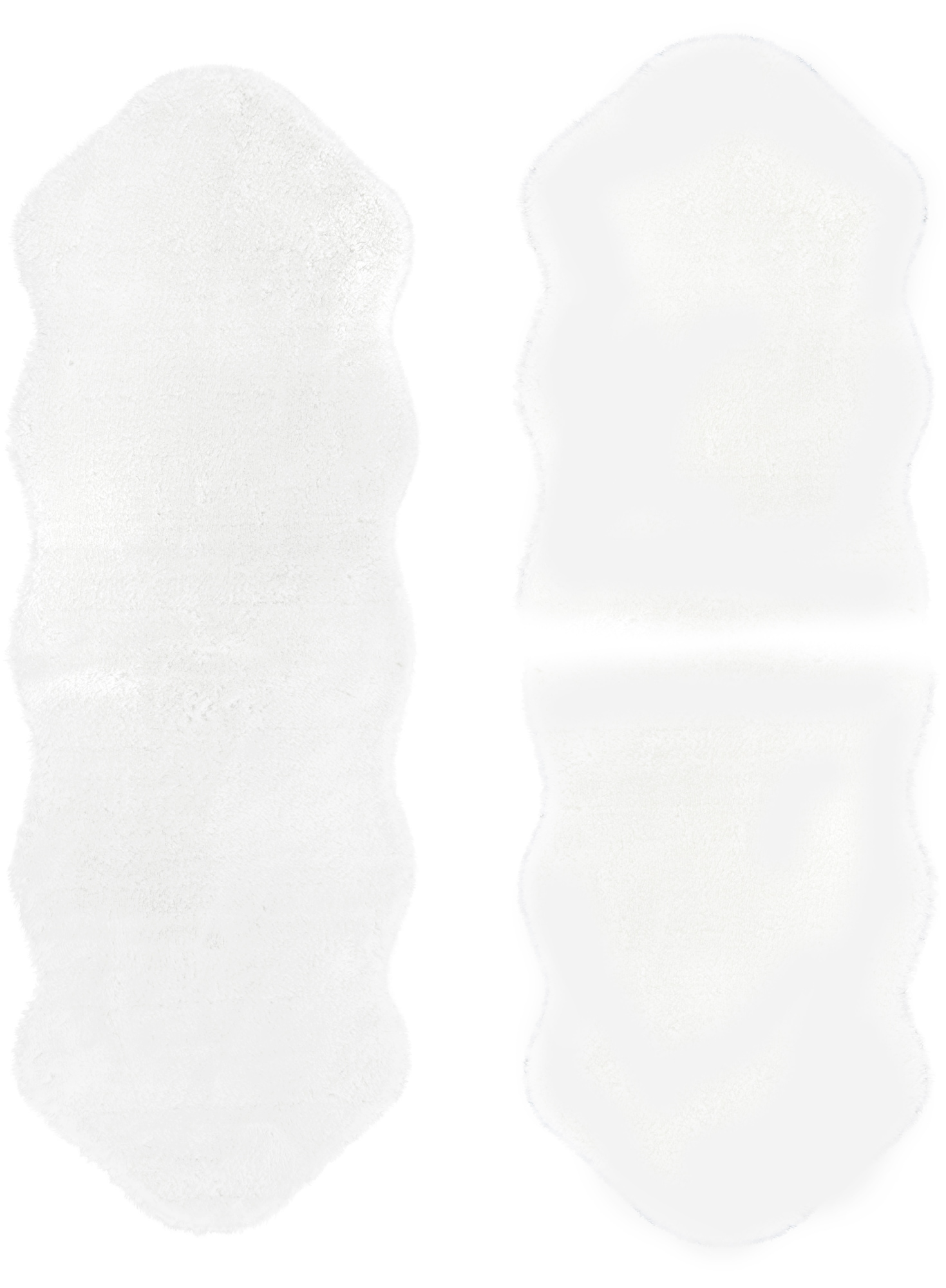 Andiamo Bettumrandung "Bettvorleger Lamm Fellimitat" Höhe 20 mm 3 tlg. Kuns günstig online kaufen