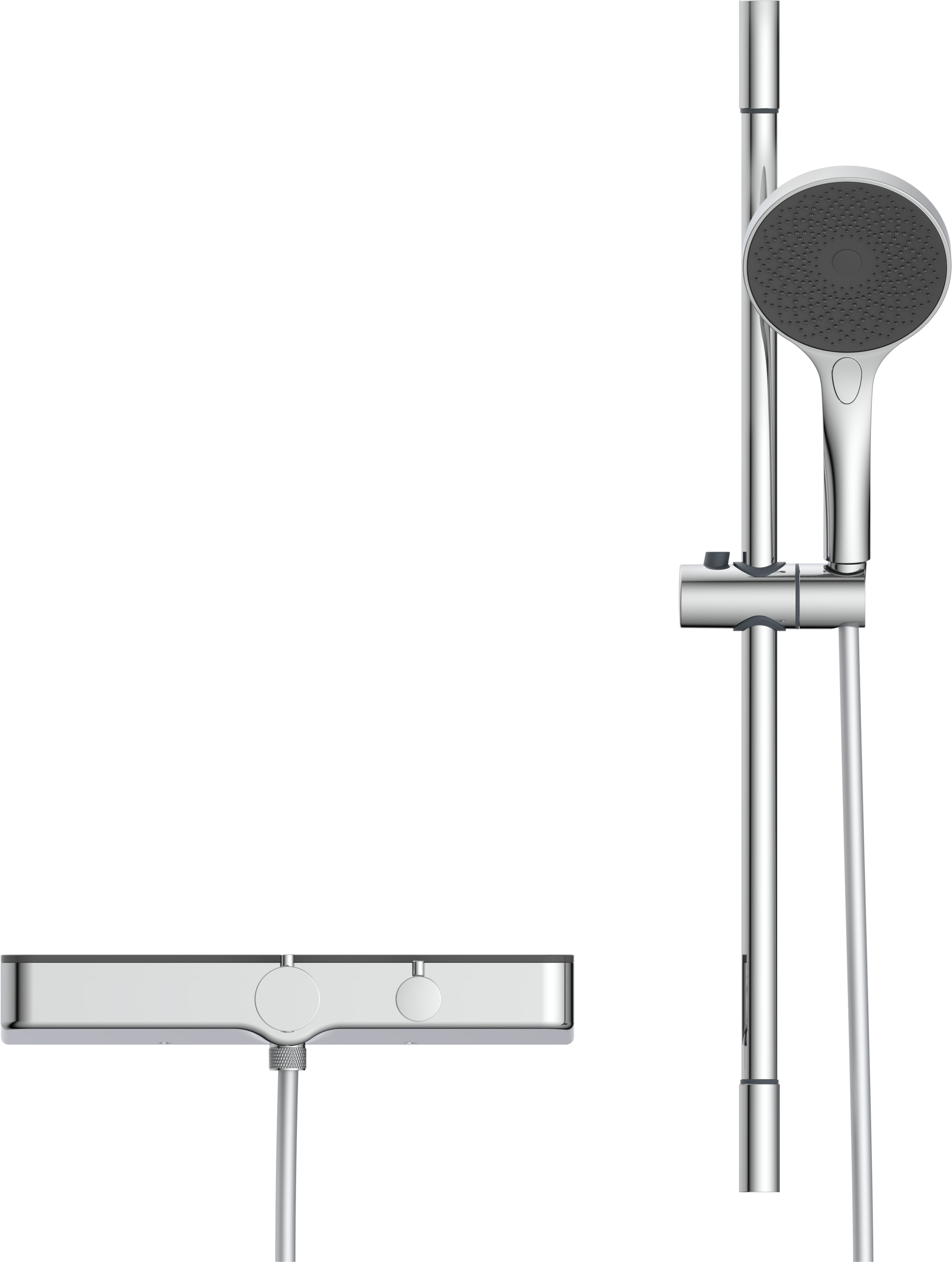 Schütte Duschsystem »Boston«, Eco-Stopp-Funktion, Antikalk-Noppen, wassersparend