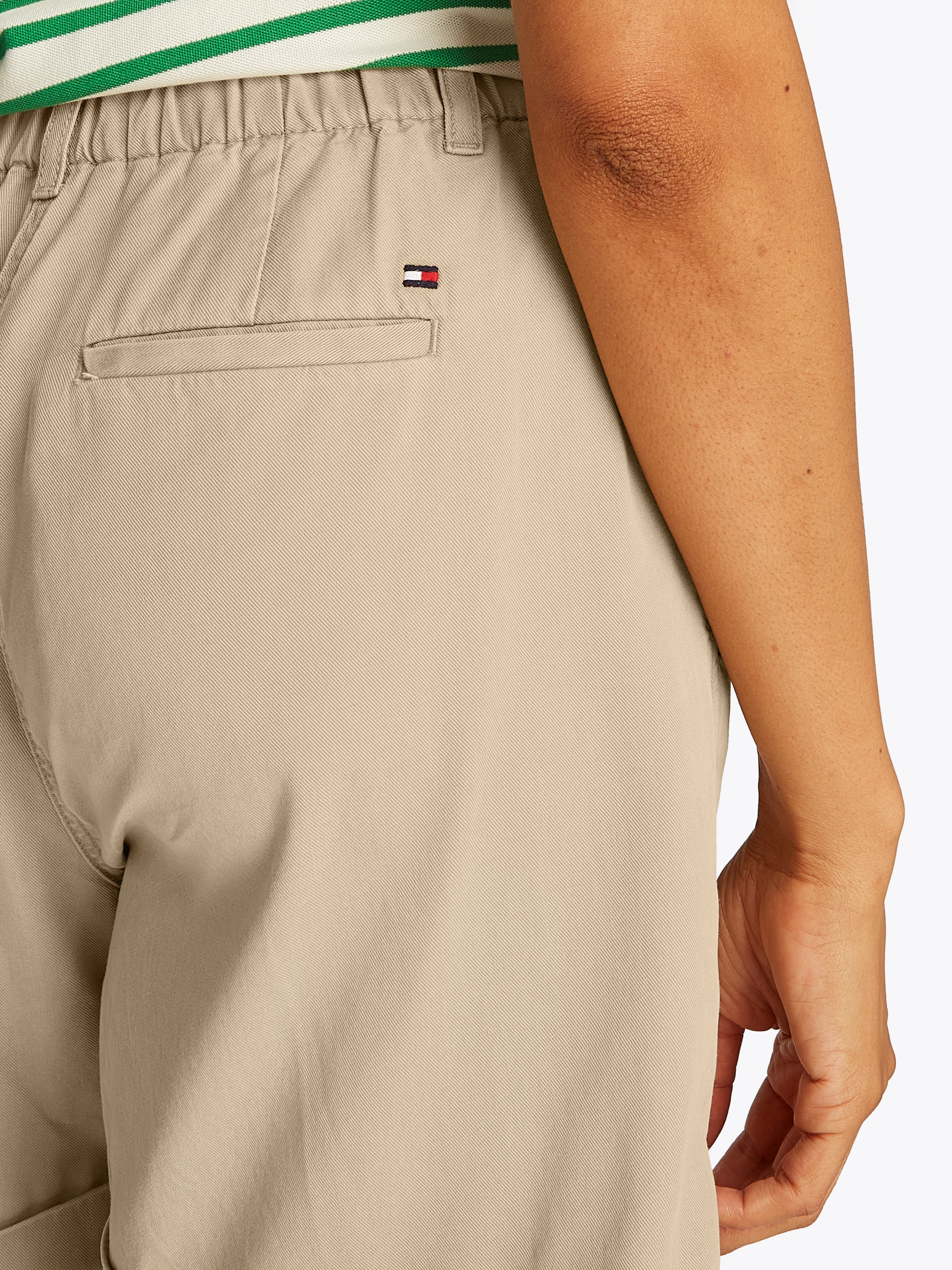 Tommy Hilfiger Shorts »CO TENCEL CHINO SHORT«, mit Umschlagsaum