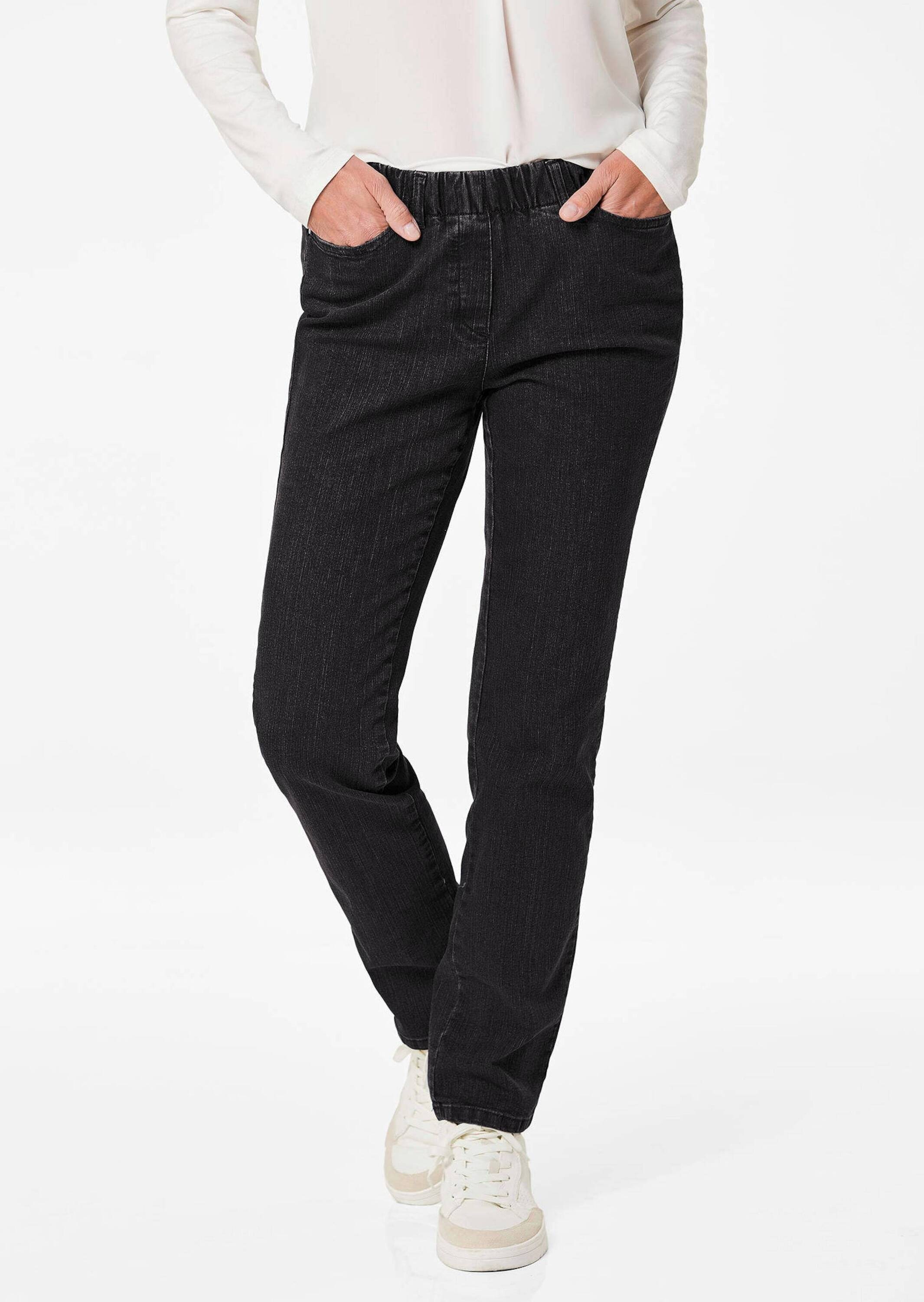 Thumbnail - GOLDNER Regular-fit-Jeans "Klassische Jeansschlupfhose LOUISA"