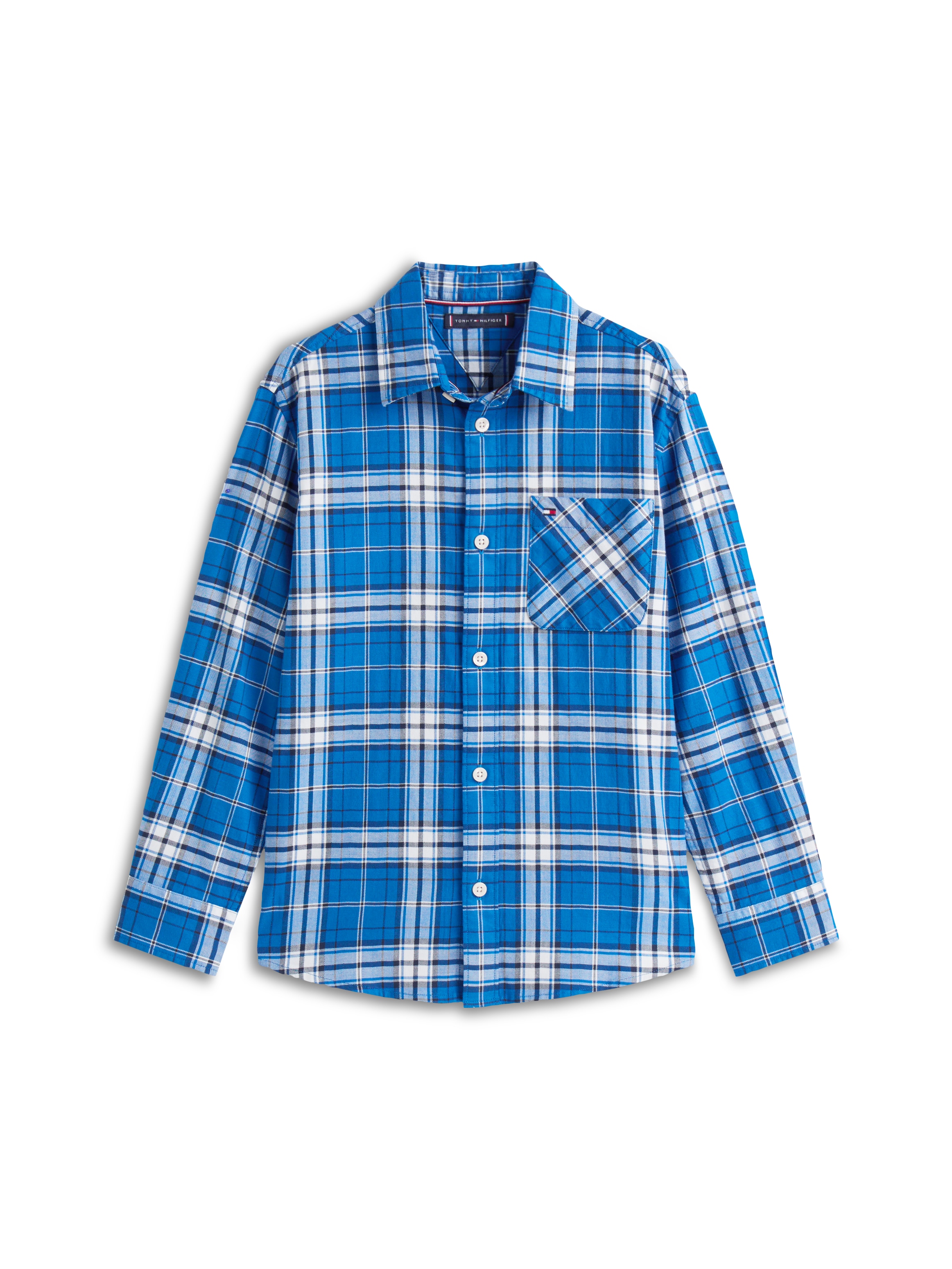 Tommy Hilfiger Langarmhemd »TOMMY GRAPHIC CHECK SHIRT«, Kinder bis 16 Jahre, Druck