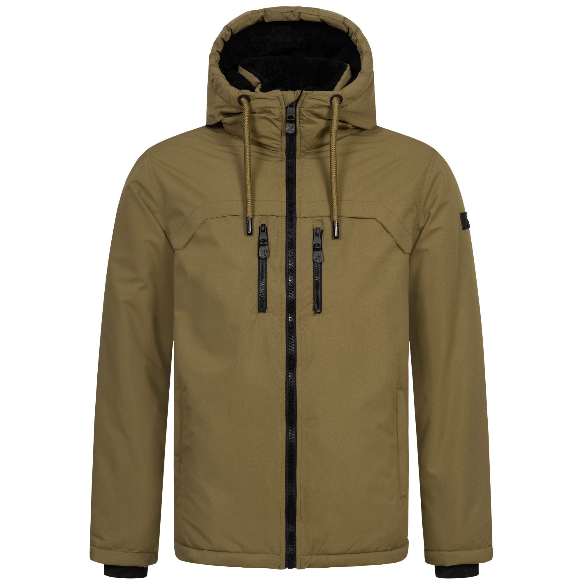 Alessandro Salvarini Winterjacke »ASMori«, mit warmem Teddyfell