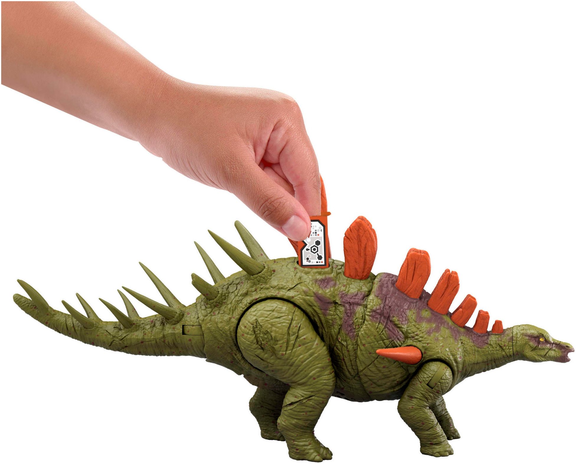 Mattel® Actionfigur »Jurassic World Wild Roar Kentrosaurus«, mit Geräuschen