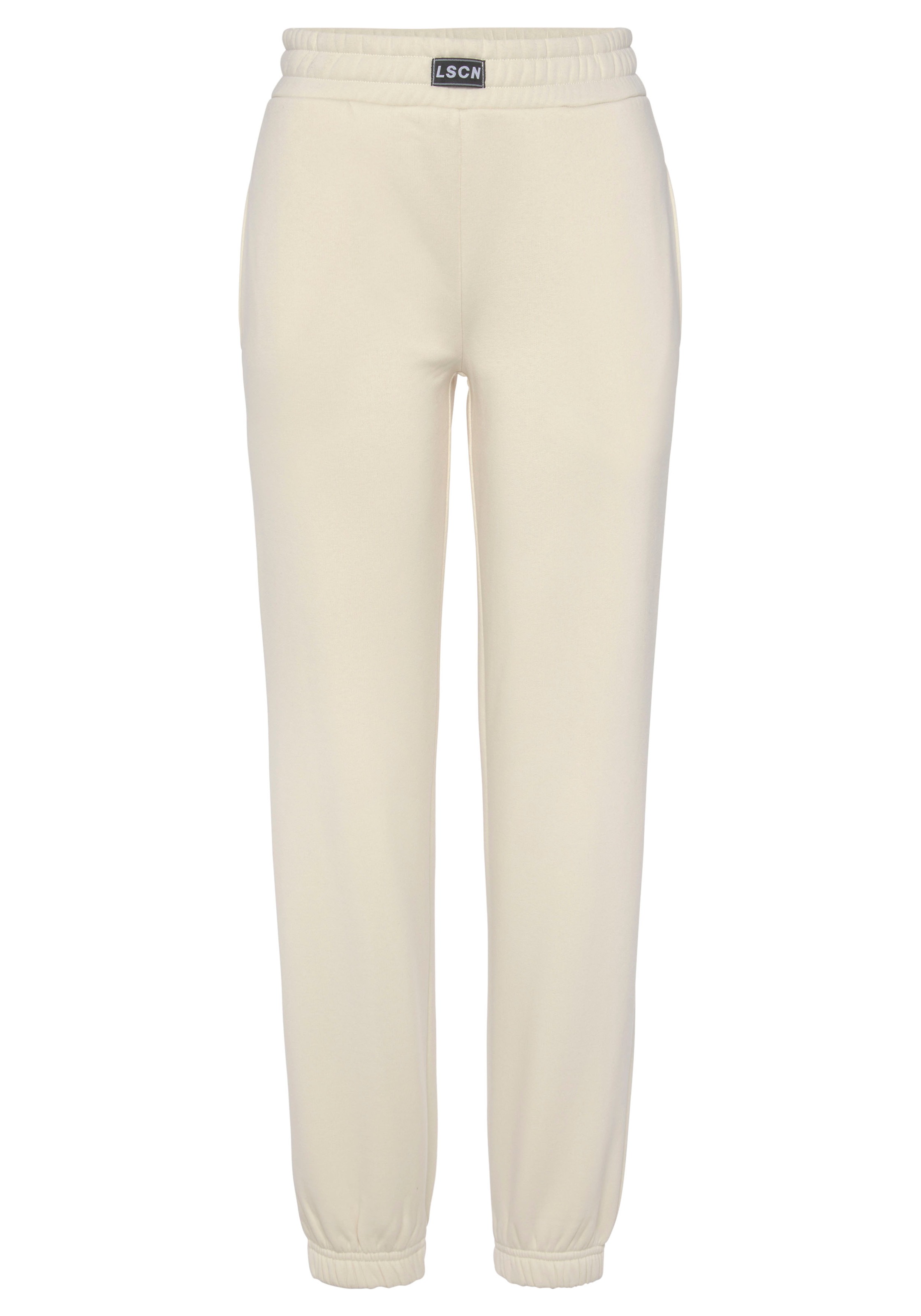 LASCANA Jogginghose, mit geripptem Hosenbund, Loungewear, Loungeanzug