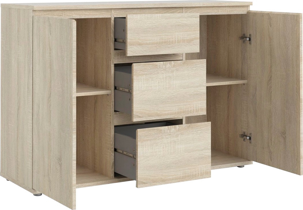 Home affaire Sideboard »Nova«, Folienbeschichtung, verschiedene Farbvarianten, 2 Türen, 2 Schubladen