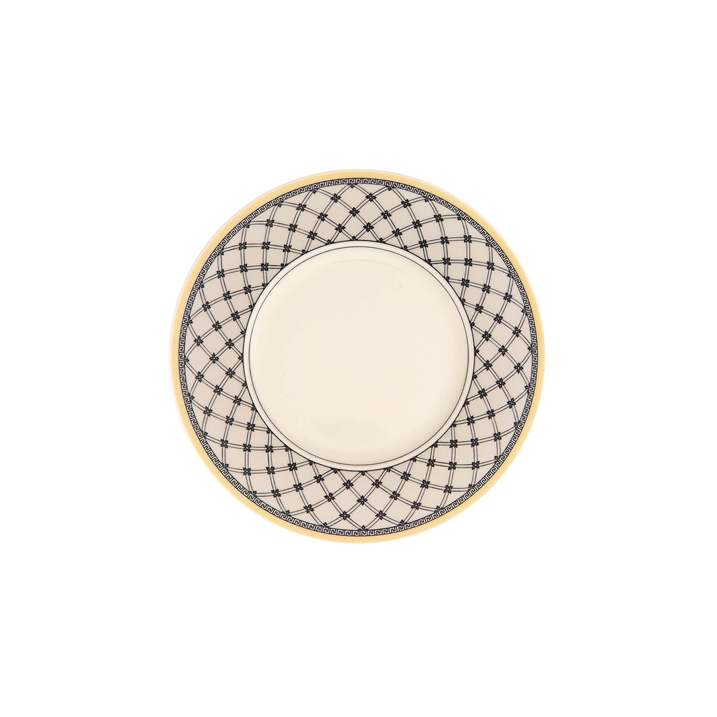Villeroy & Boch Brotteller »Brotteller Audun Promenade ø 16 cm 6er Set weiß-grau-gelb«