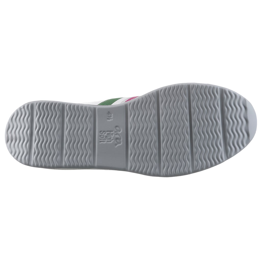 Ara Sneaker »SAPPORO«, in Komfortweite H = sehr weit, Freizeitschuh, Halbschuh, Schnürschuh