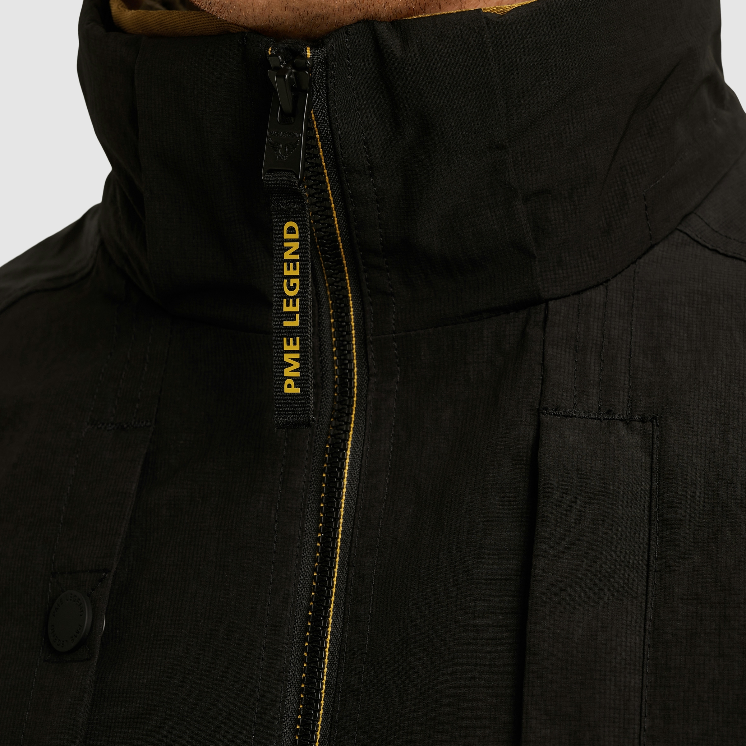 PME LEGEND Winterjacke mit Kapuze Herausnehmbares Fellimitat