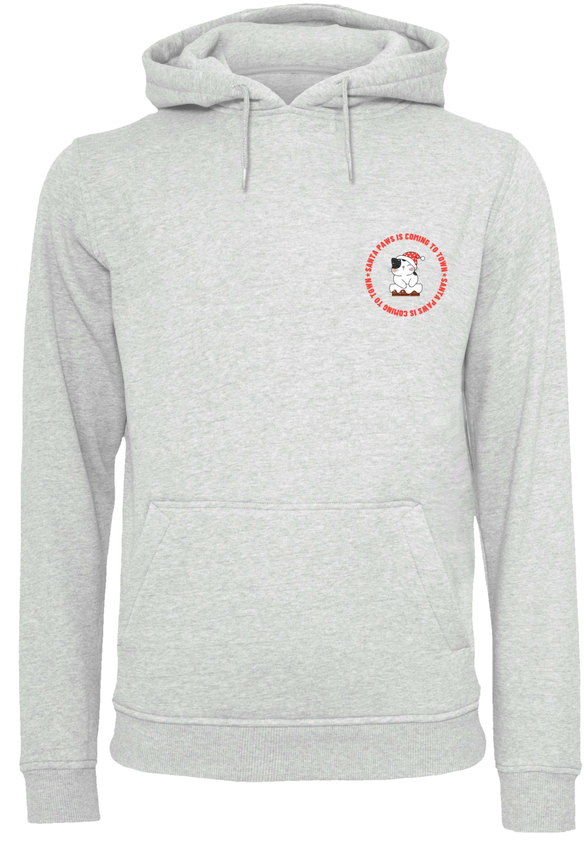 F4NT4STIC "Sansta Paws Christmas Cat Breast" Premium Qualität, Rock-Musik, günstig online kaufen