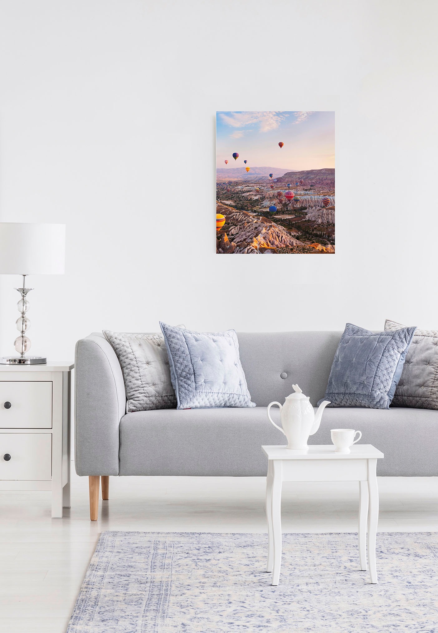 Marmony Infrarotheizung »Motiv Heißluftballon«, BxHxT: 50x60x2 cm, mit Fernbedienung und Timer