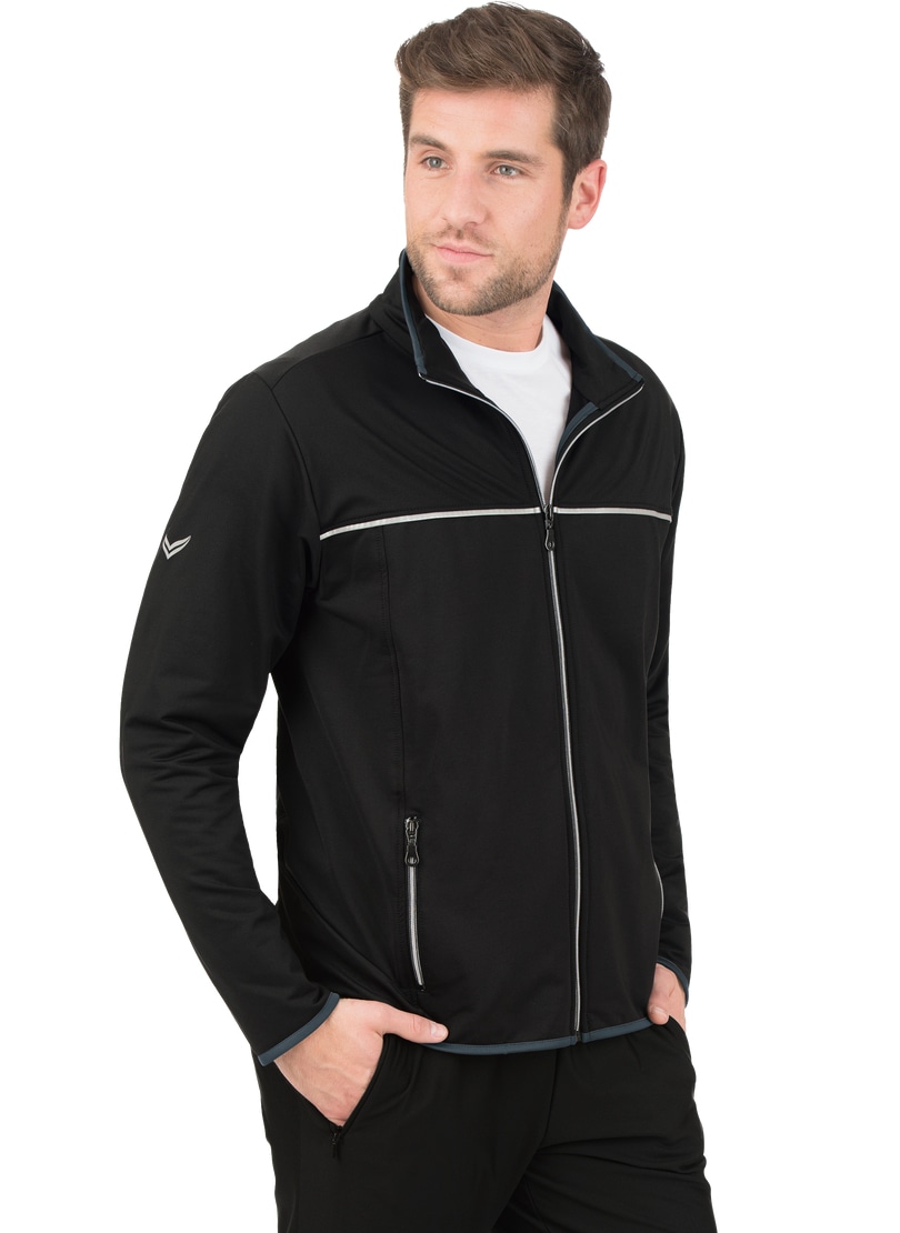 Trigema Trainingsjacke "TRIGEMA Praktische Sportjacke aus Microfaser" 1 Stk günstig online kaufen