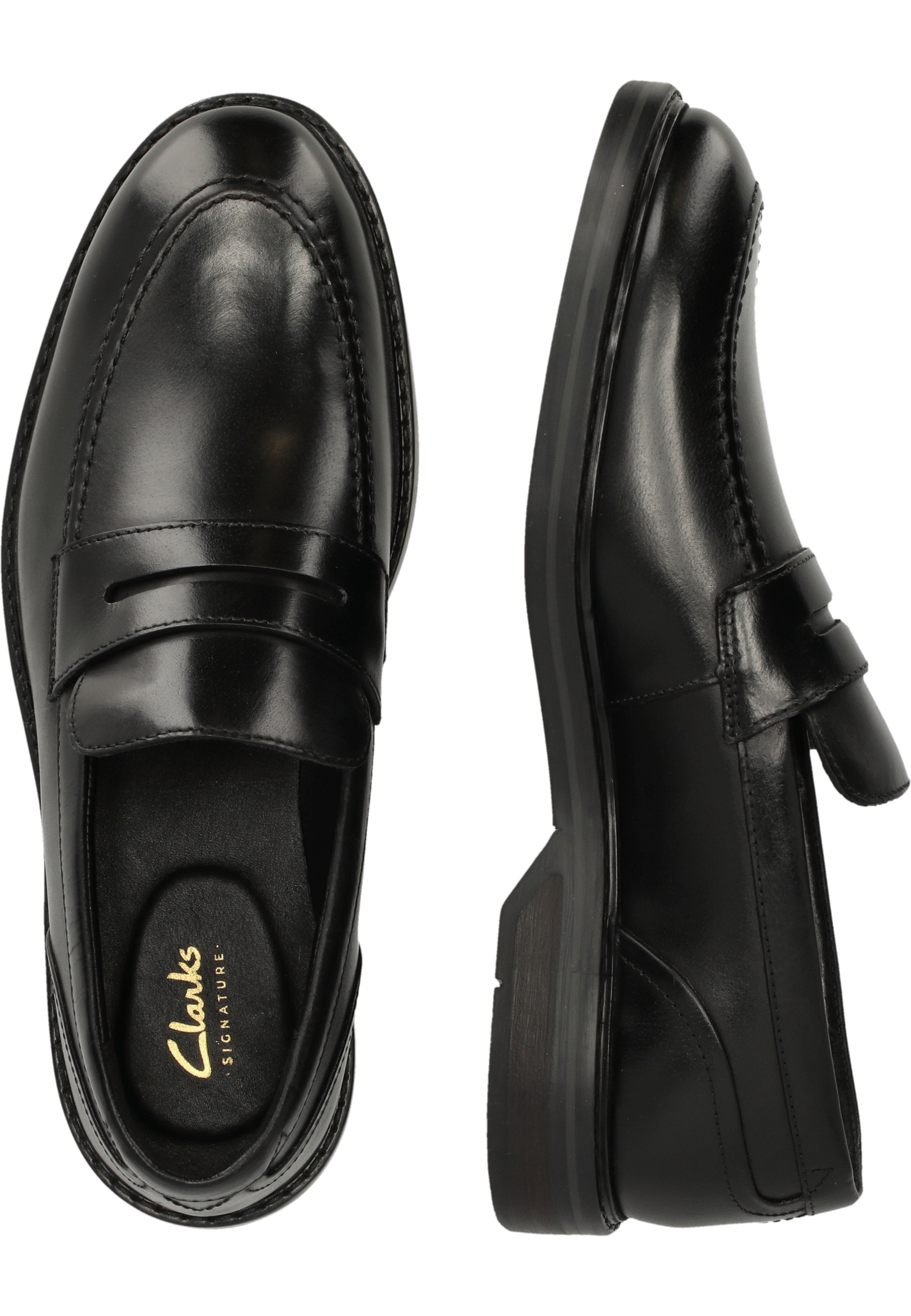 Clarks Slipper »Aldwin Step«, mit eleganter Optik