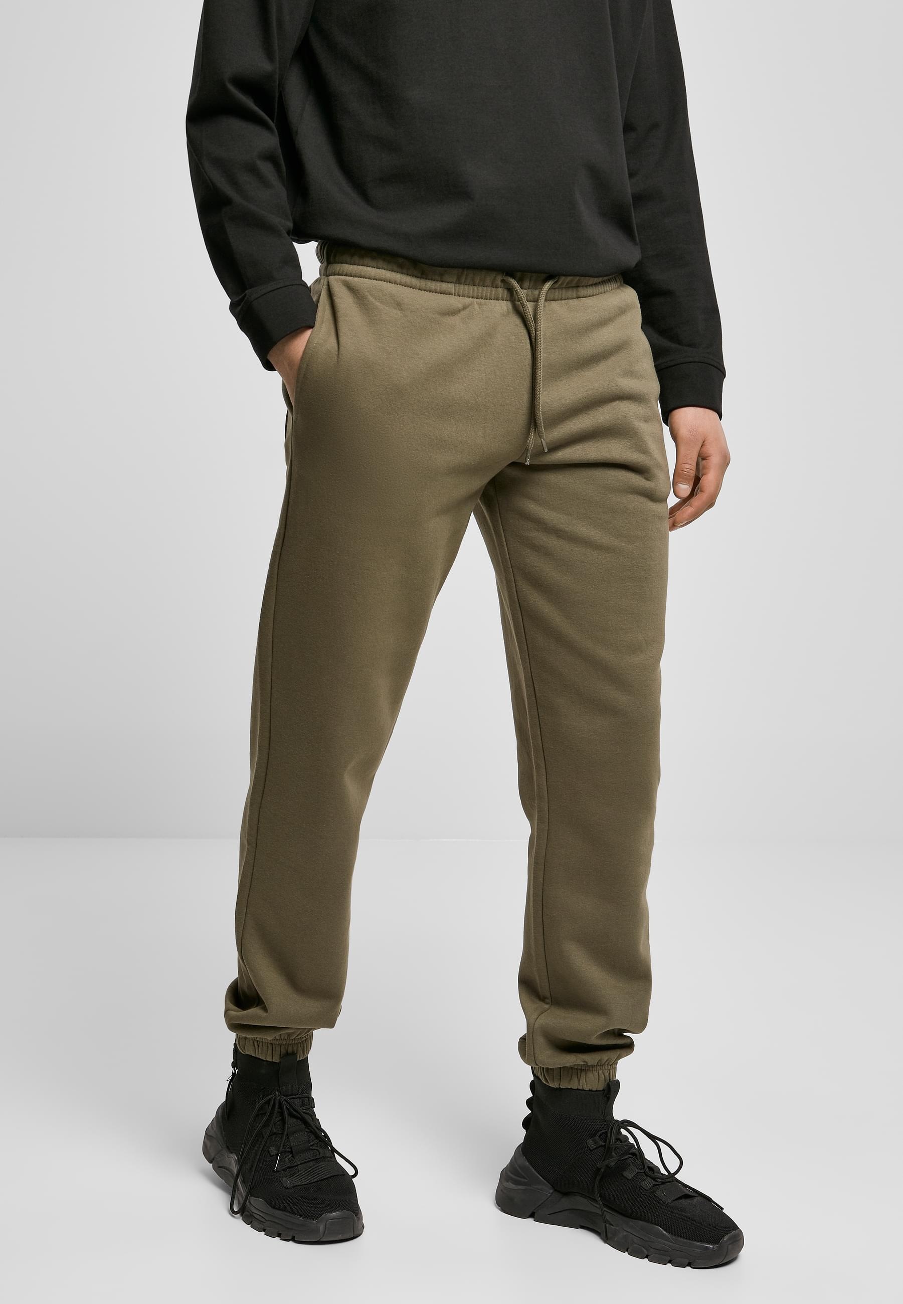 URBAN CLASSICS Stoffhose »Urban Classics Herren Basic Sweatpants 2.0«, (1 tlg.)
