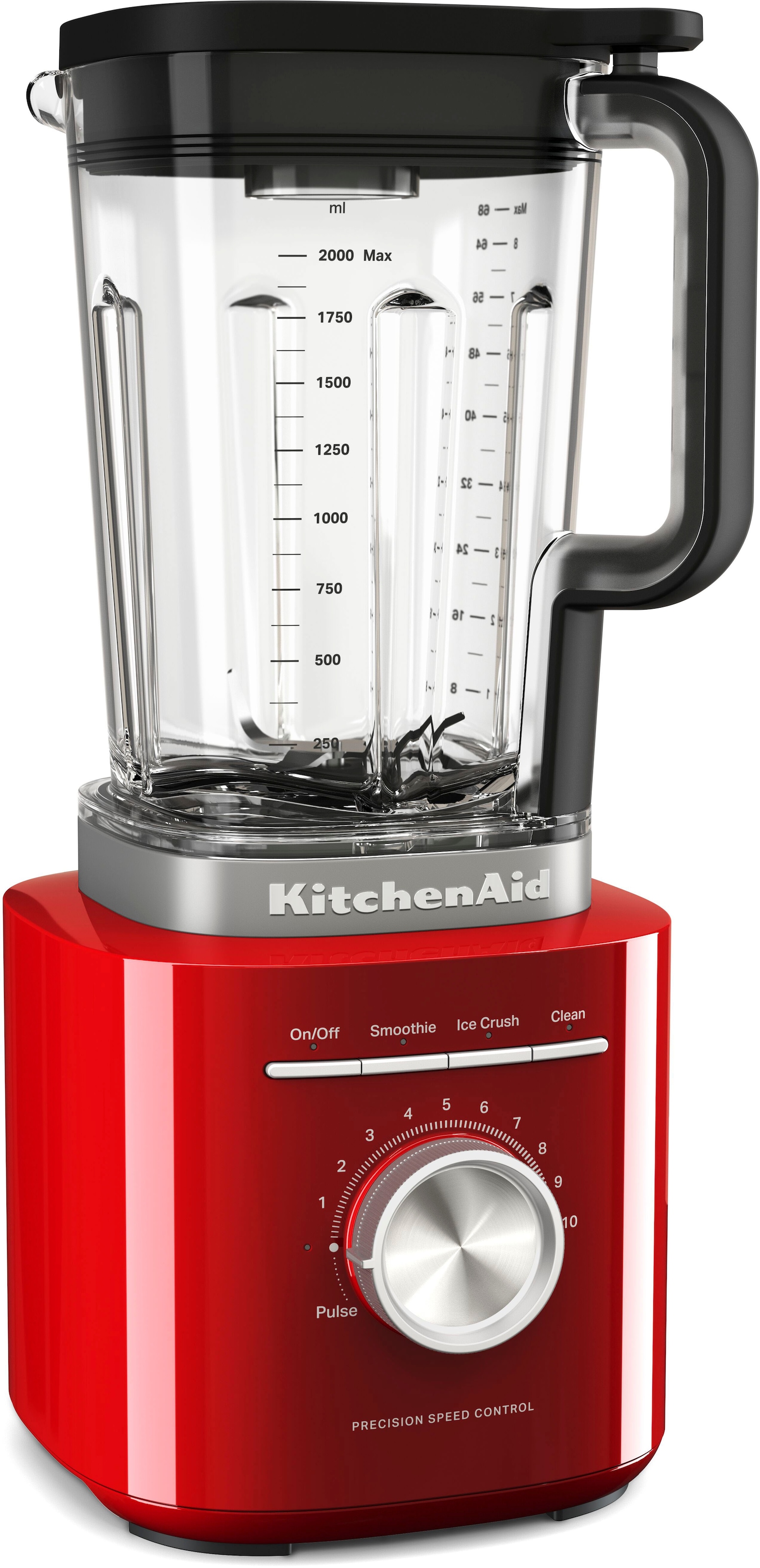 KITCHENAID Standmixer "5KSB2073EER, Empire Red", B:26cm H:41,7cm T:30,2cmempire rot, Zerkleinerer
