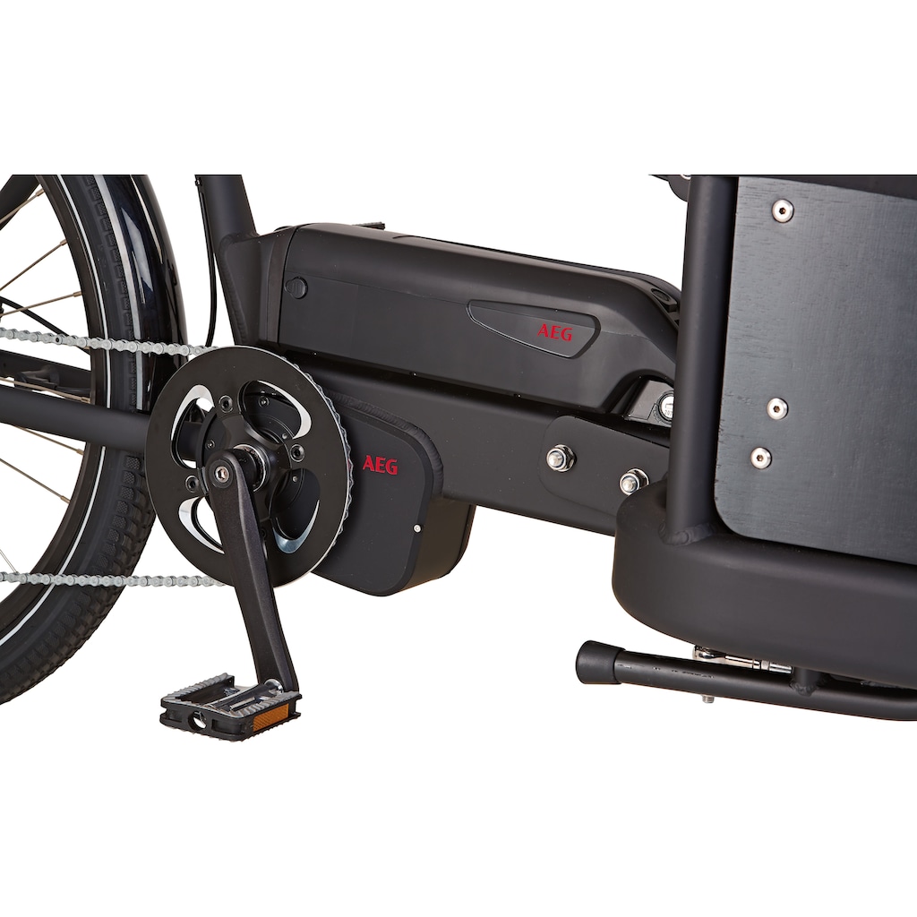 Prophete E-Bike »CARGO Plus 22.ETL.10«, 8 Gang, Shimano, Acero, Mittelmotor 250 W