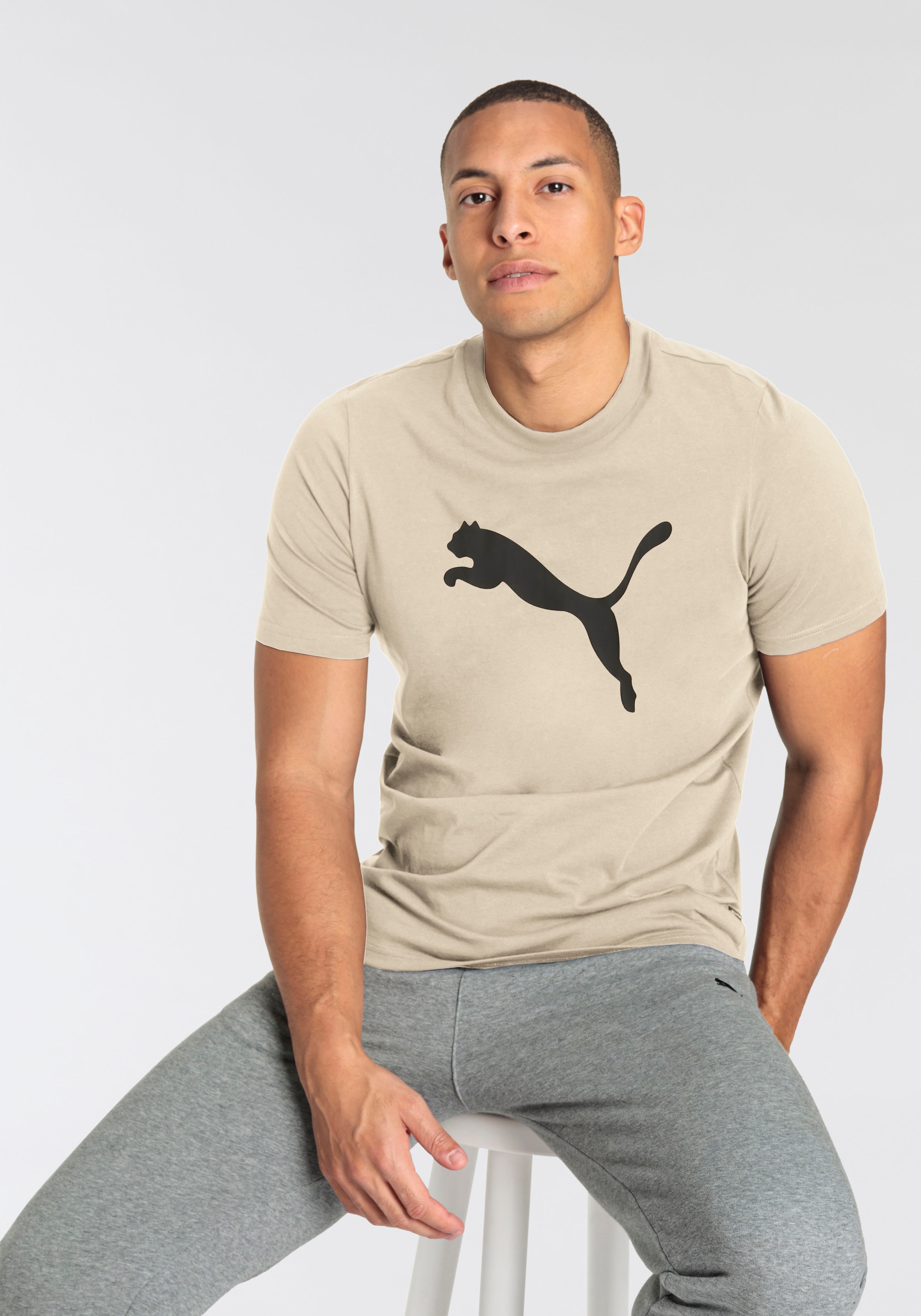 PUMA Trainingsshirt "TRAIN FAV HEATHER CAT TEE" günstig online kaufen