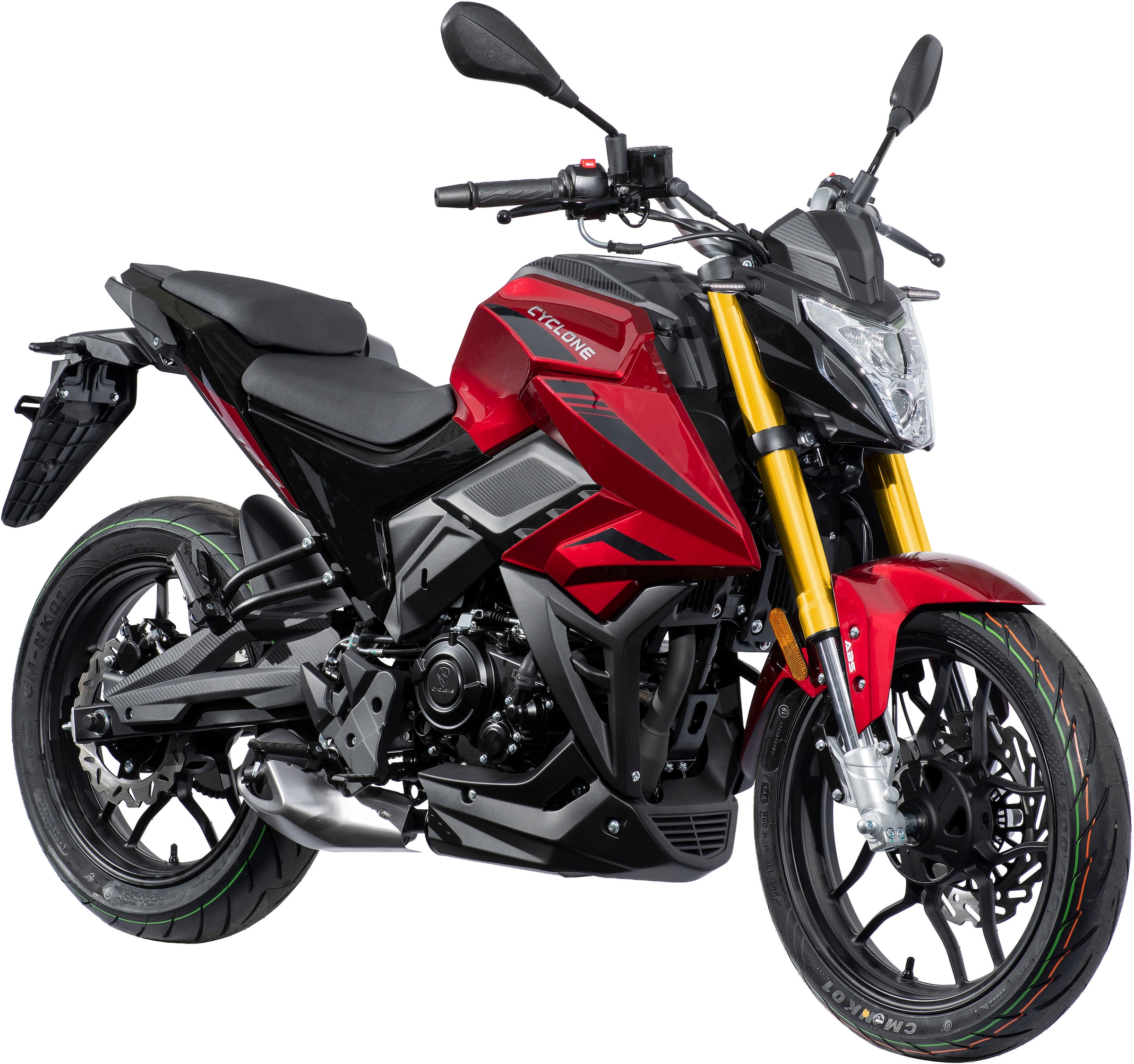 Cyclone Motorrad »Batllo5, 125, E5+, Naked« 124 cm³ 95 km/h Euro 5+ 15 11 kW, 15 PS, ABS, 125er Naked, digitales Cockpit