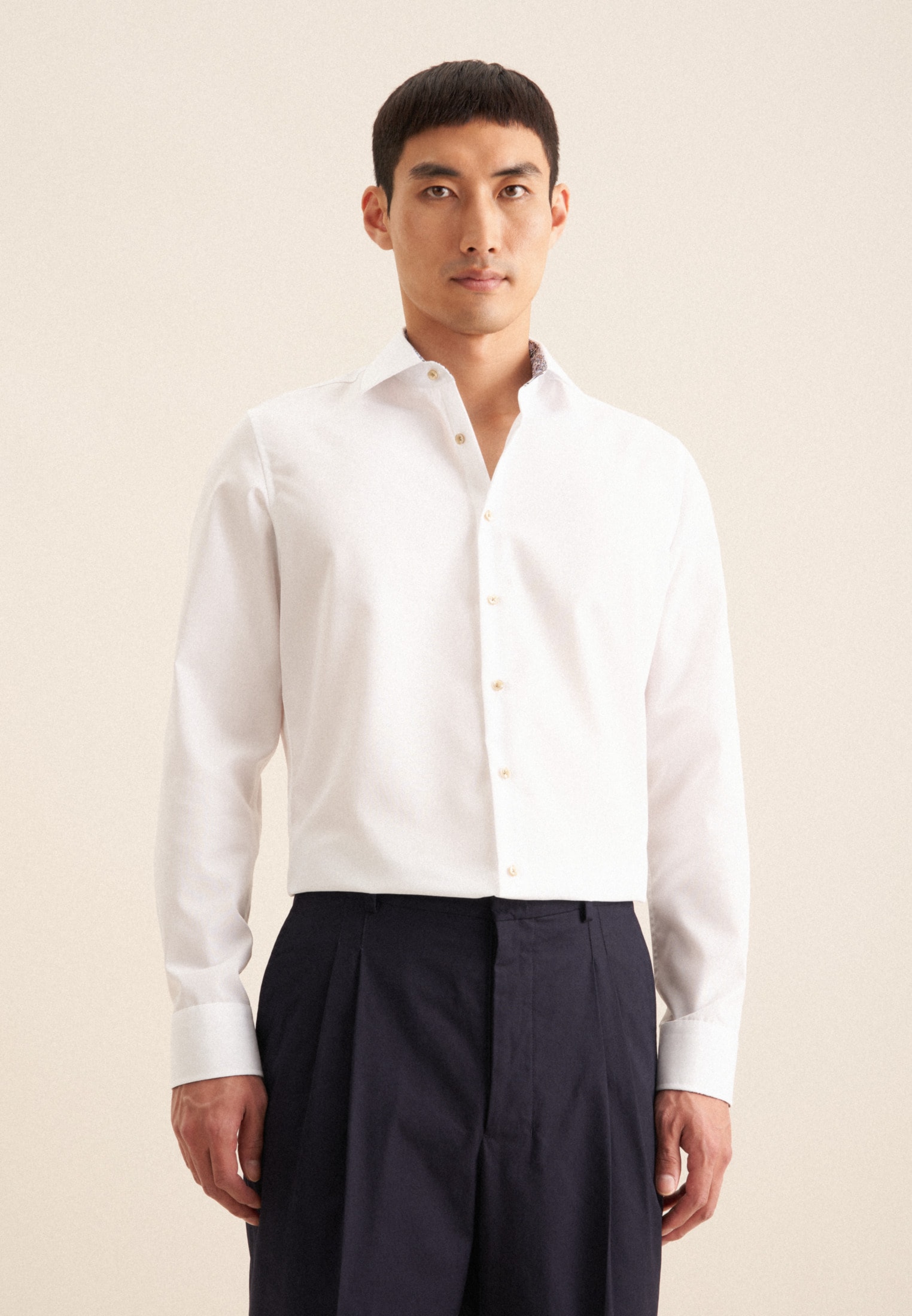 seidensticker Businesshemd "Slim" Slim 1/1 Kentkragen Uni günstig online kaufen