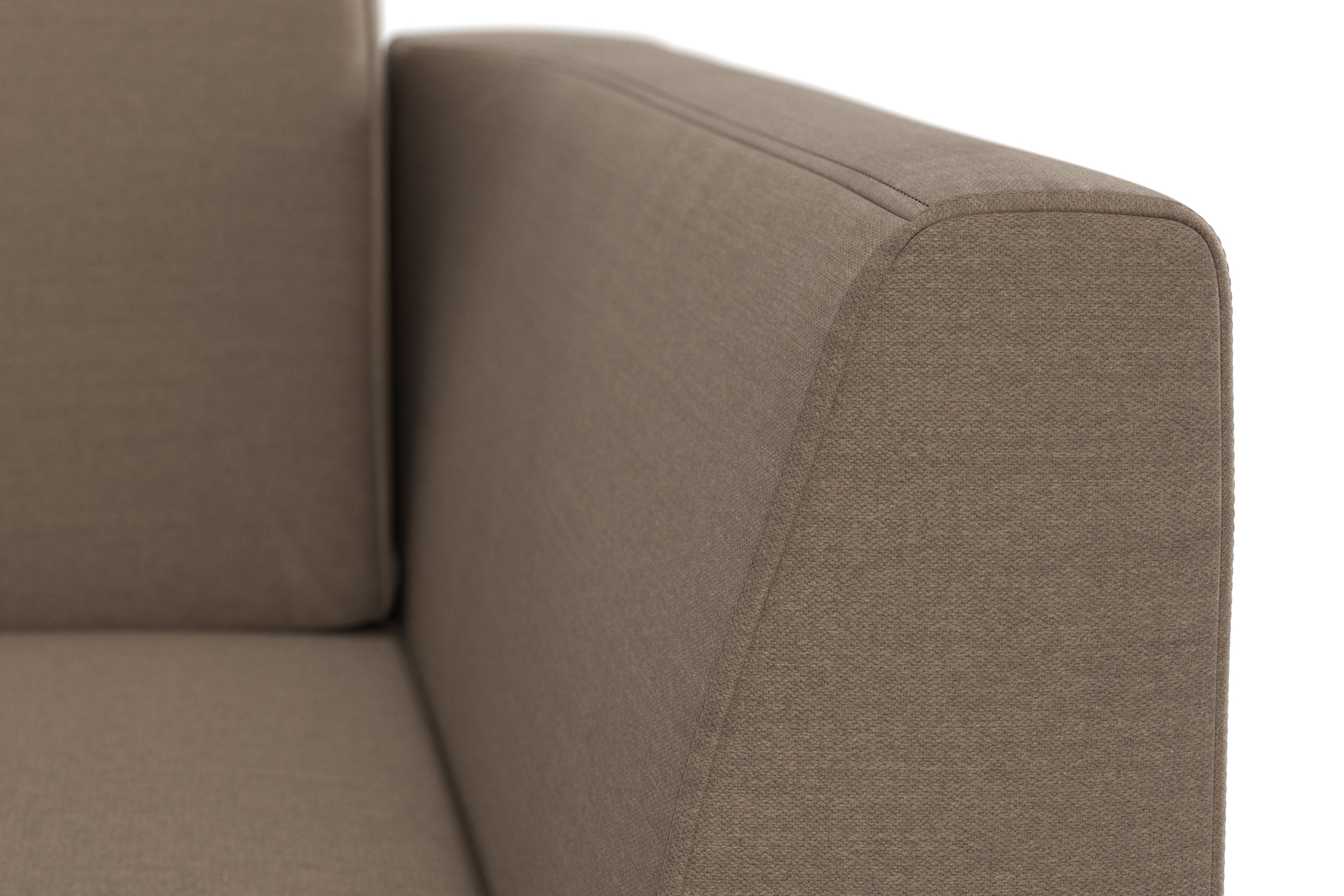sit&more Ecksofa »Lindholm L-Form«, mit Sitztiefenverstellung und Federkern