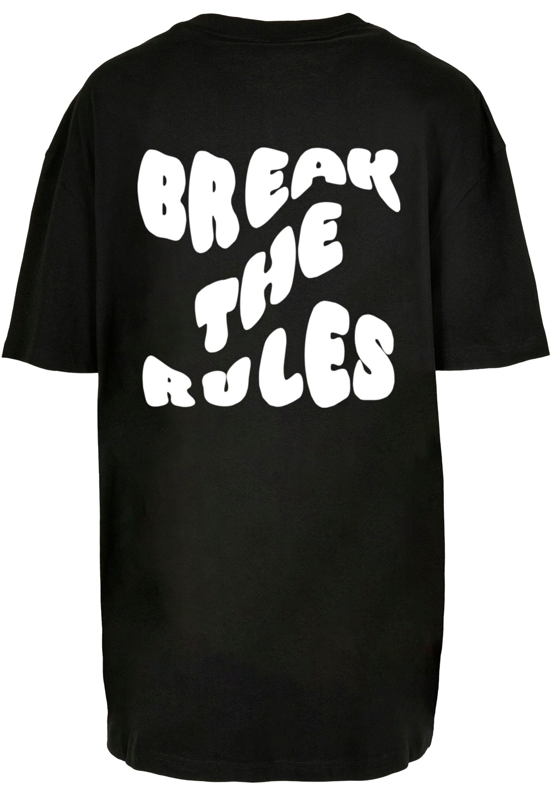 Merchcode T-Shirt "Merchcode Damen Ladies Break The Rules Oversized Boyfrie günstig online kaufen